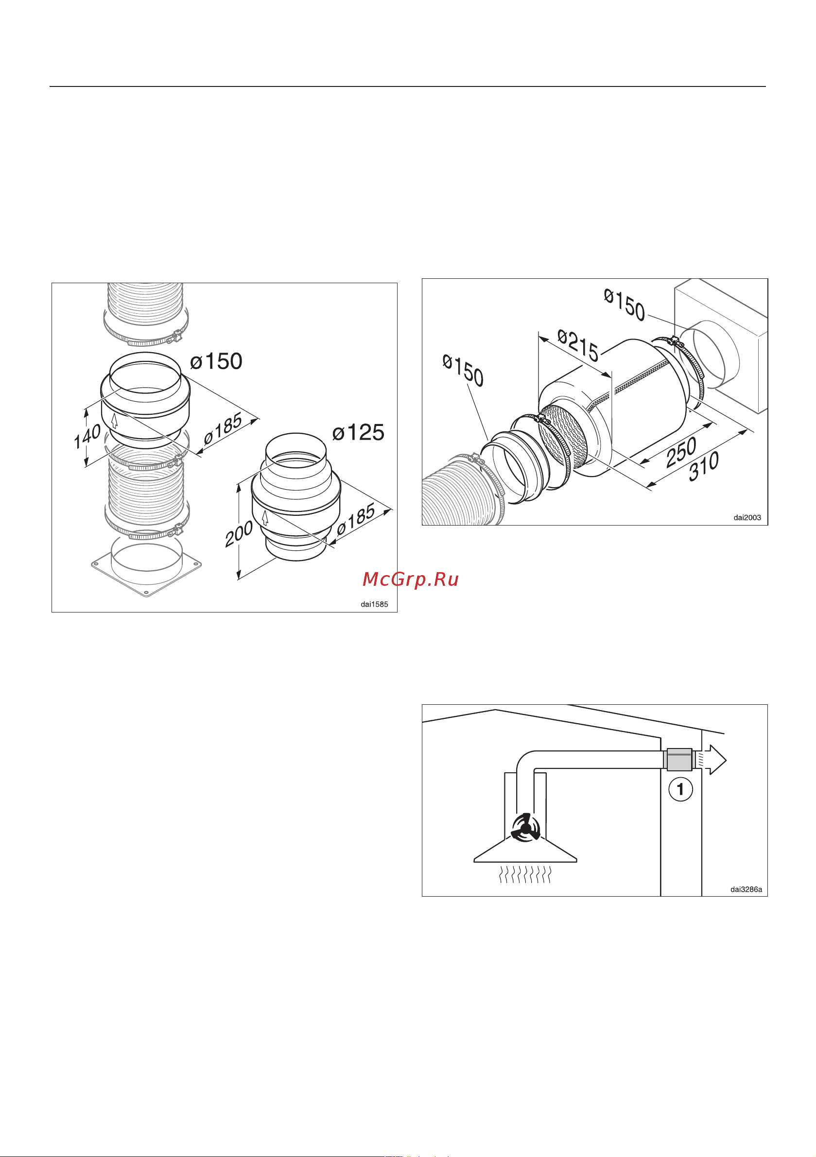 Miele DA6698D HVBR Havana [57/66] Воздуховод