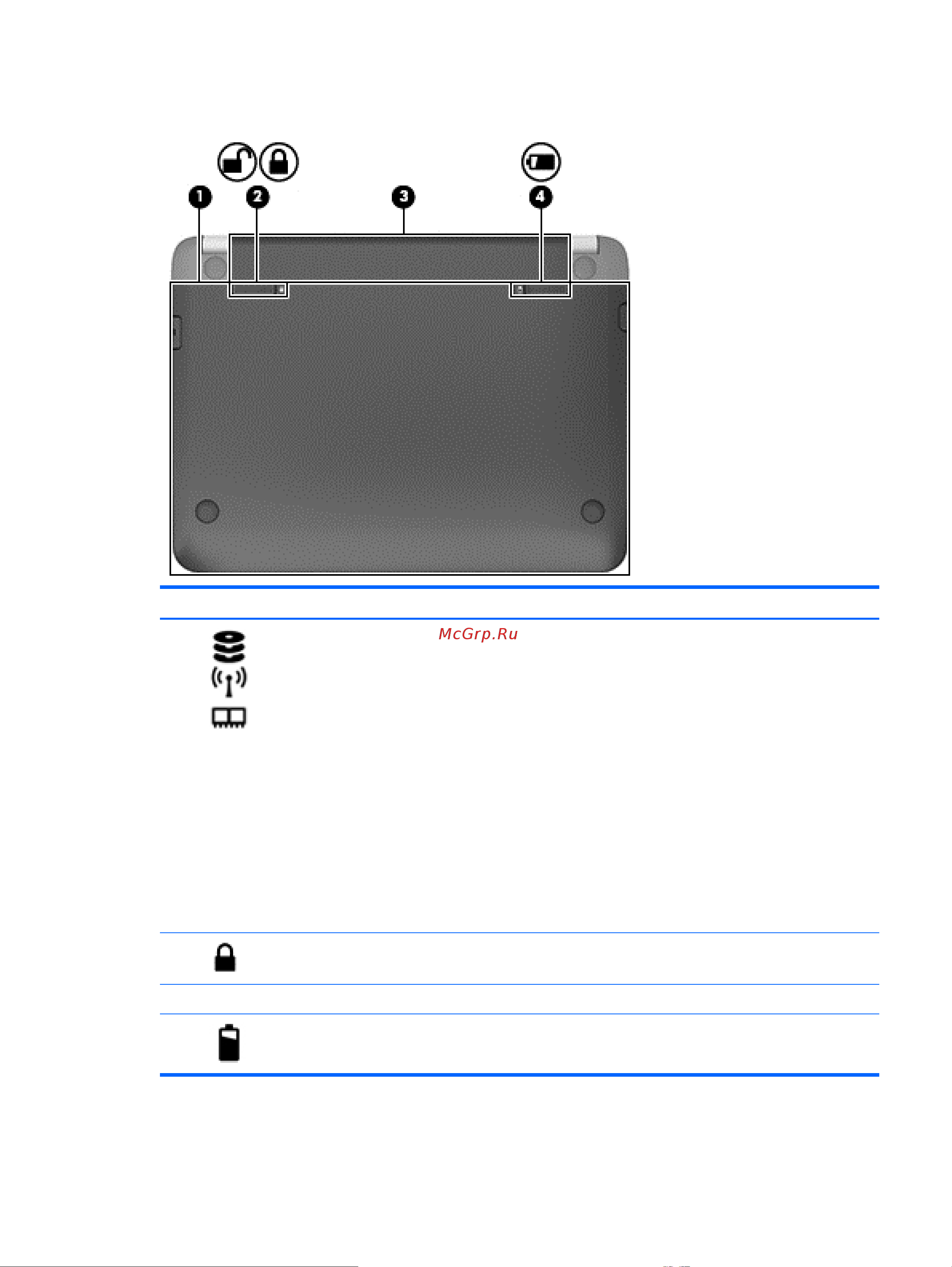 HEWLETT-PACKARD HP 15-ac112ur (P0G13EA) [23/97] Вид снизу