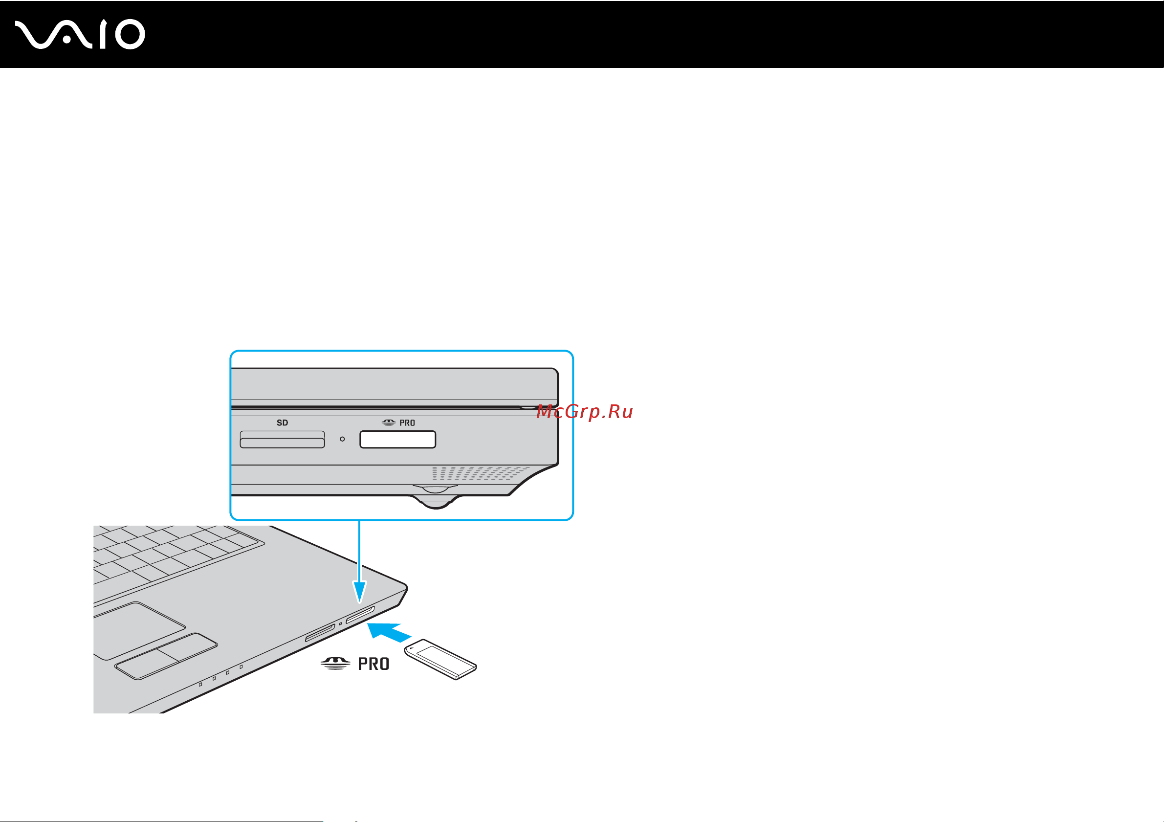 Sony VAIO VGN-N21E [46/149] Установка карты памяти memory stick