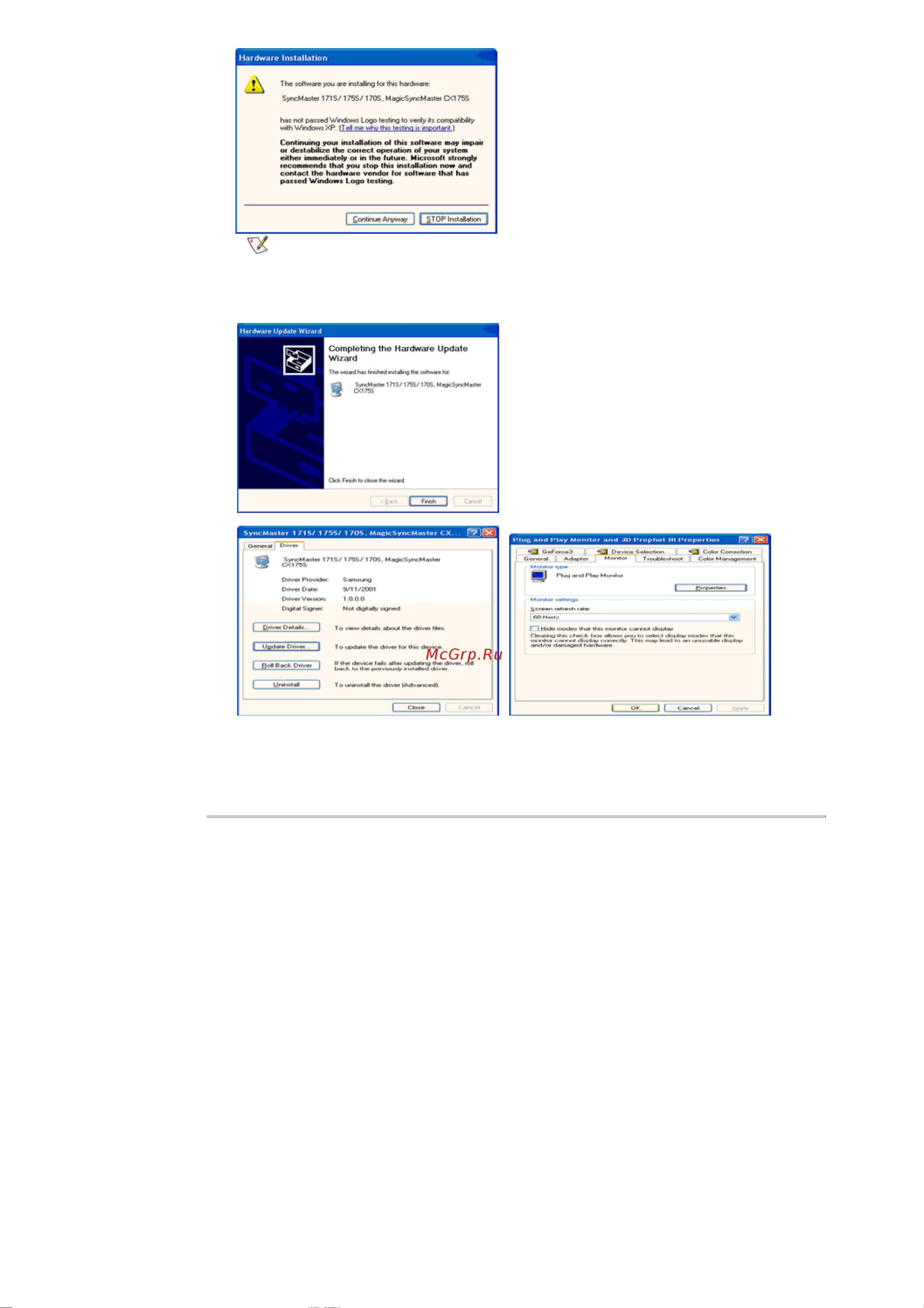 Samsung 171MP [20/60] Window