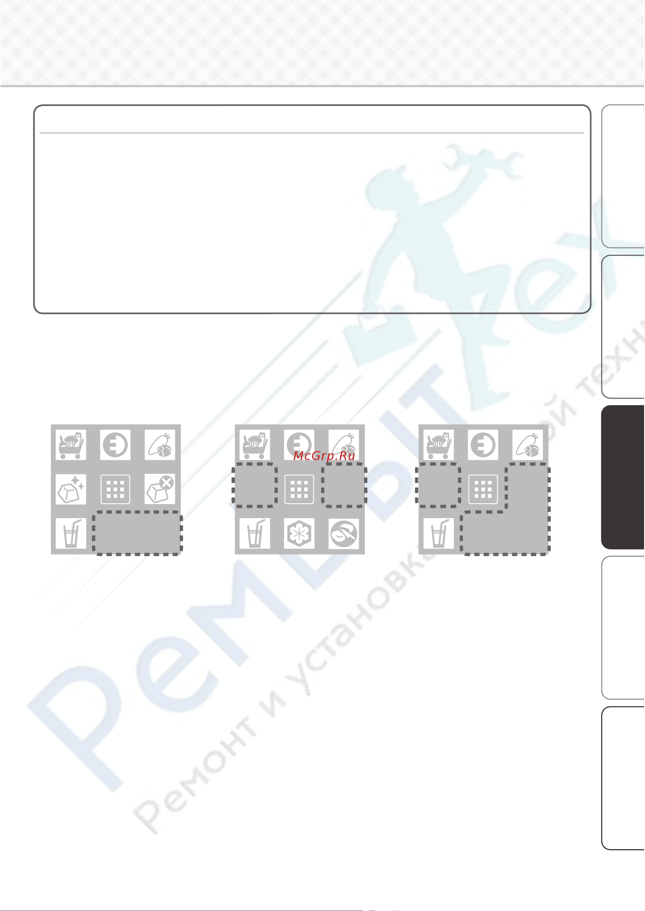 Mitsubishi Electric MR-WXR627Z-P-R [25/40] Когда задействован режим экономии энергии некоторые значки на панели управления не загораются если значок гаснет это означает что соответствующая функция нед...