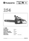 Husqvarna 254 (1996) parts Руководство по эксплуатации