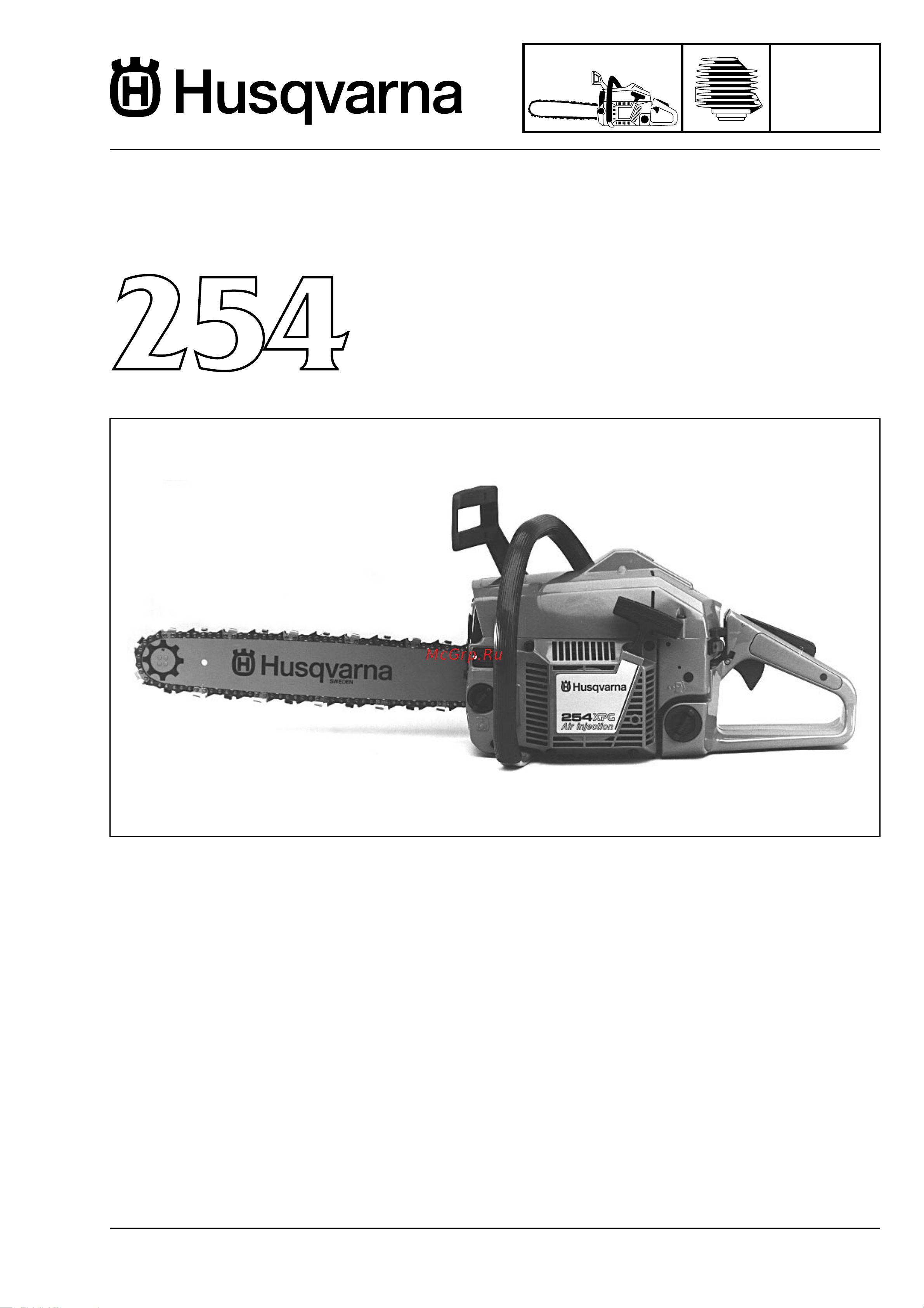 Husqvarna 254 (1996) parts Руководство по эксплуатации онлайн