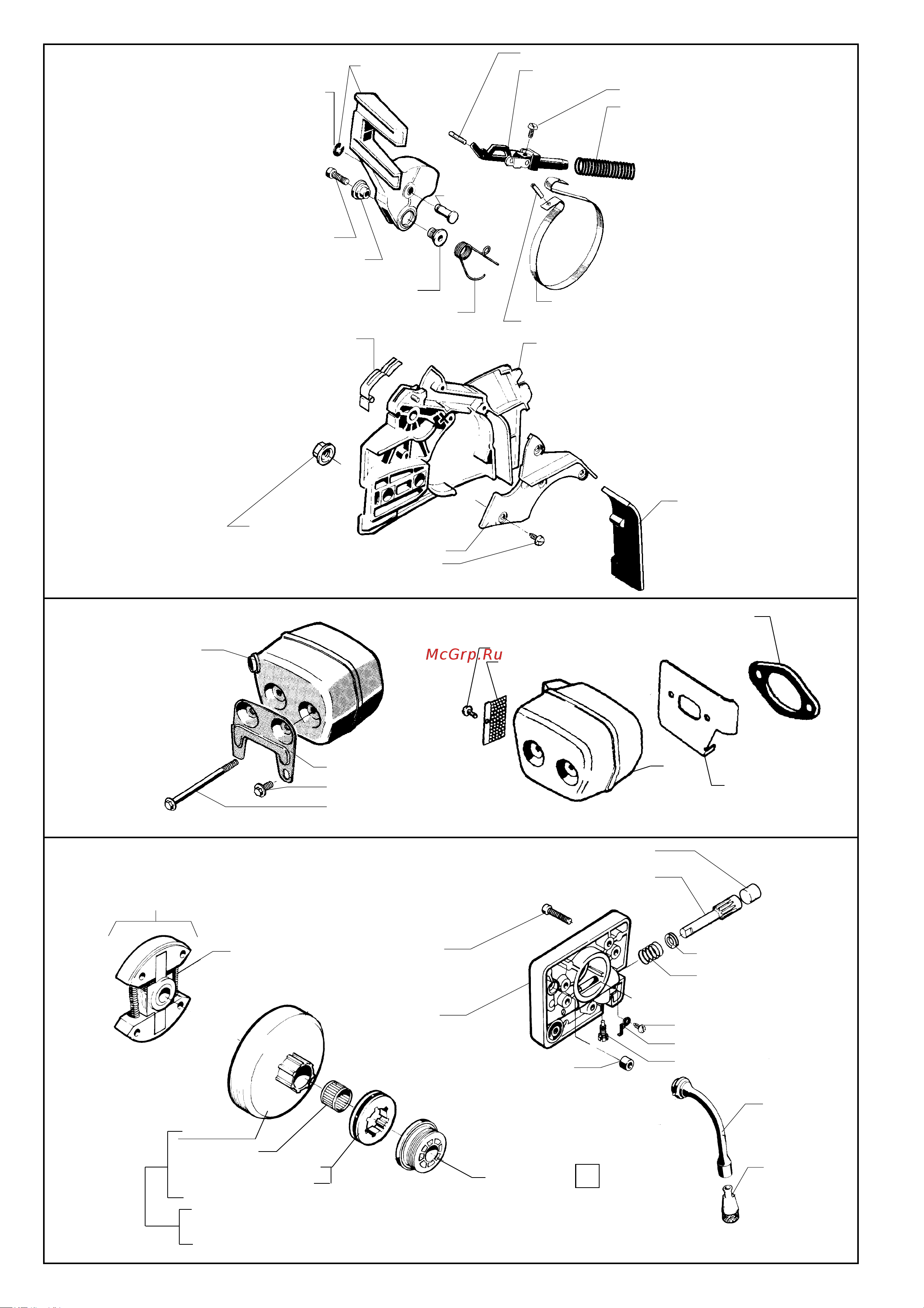 Husqvarna 254 (1996) parts Руководство по эксплуатации онлайн [2/7] 782466