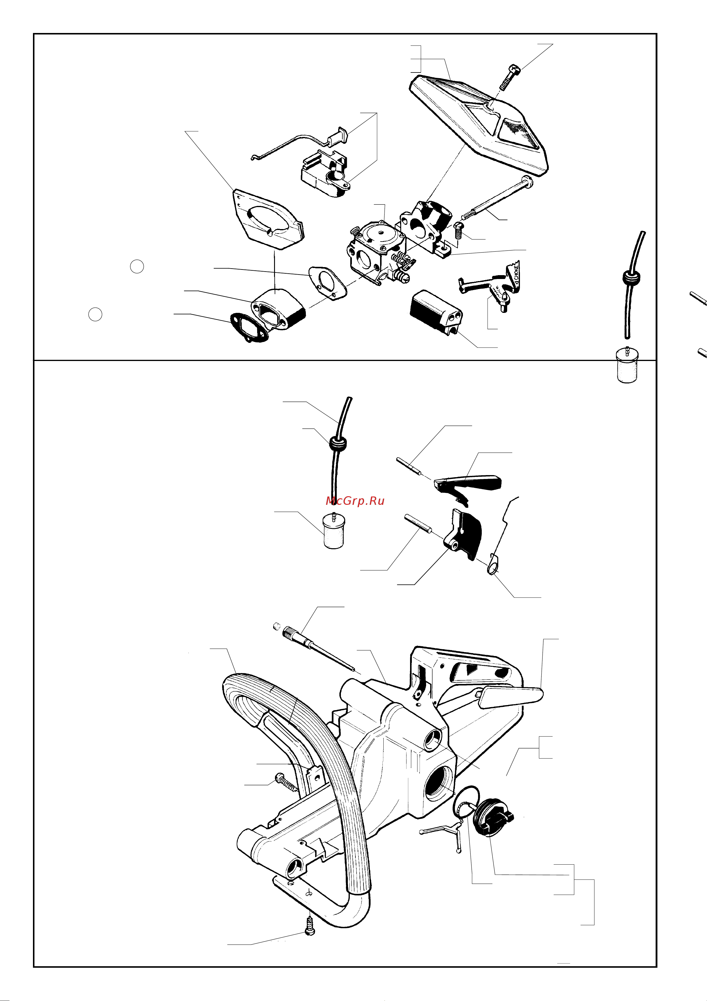 Husqvarna 254 (1996) parts Руководство по эксплуатации онлайн [4/7] 782466