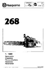 Husqvarna 268 (1989) parts Руководство по эксплуатации