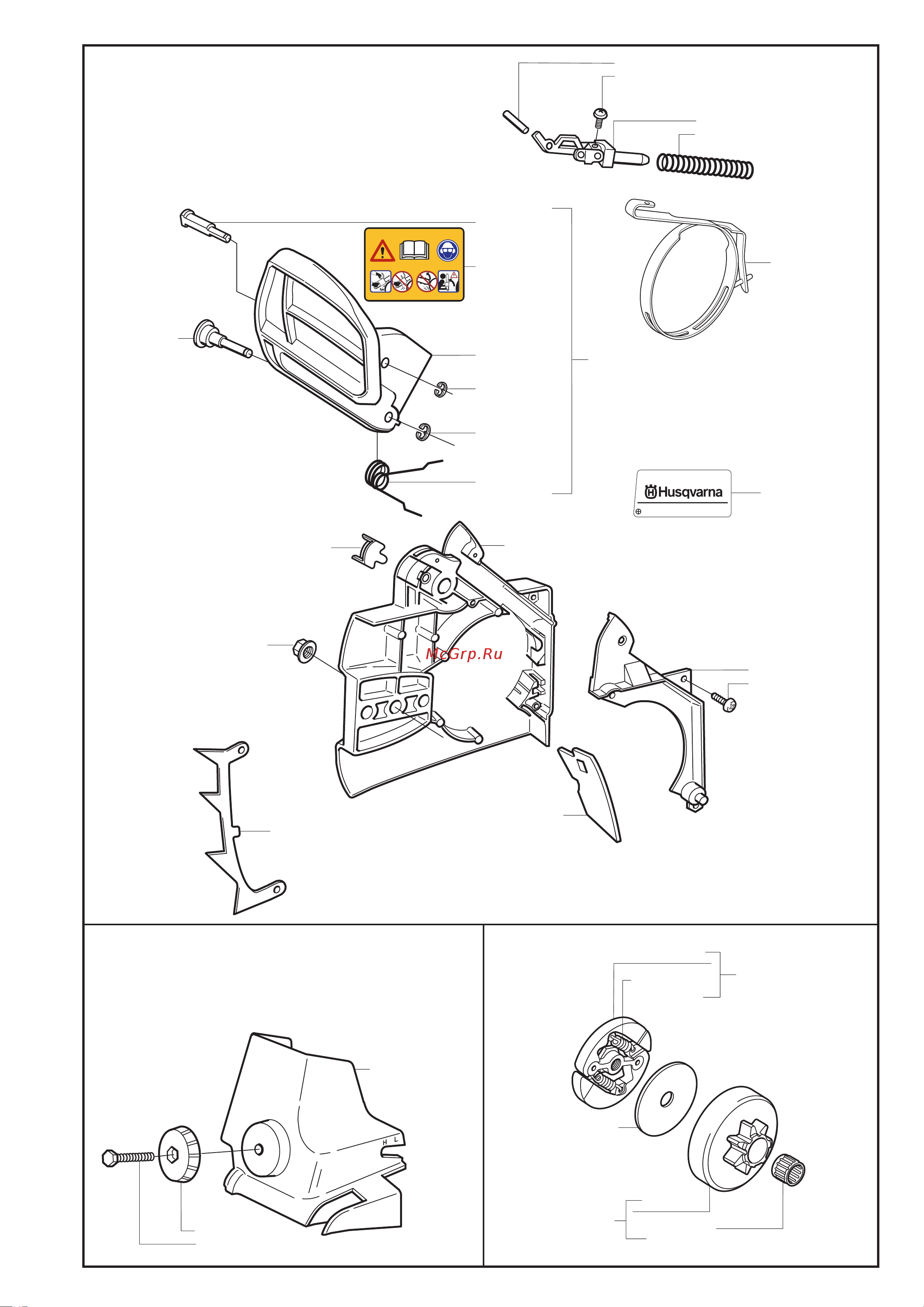 Husqvarna 335 XPT (2001) parts Руководство по эксплуатации онлайн [2/8] 782470