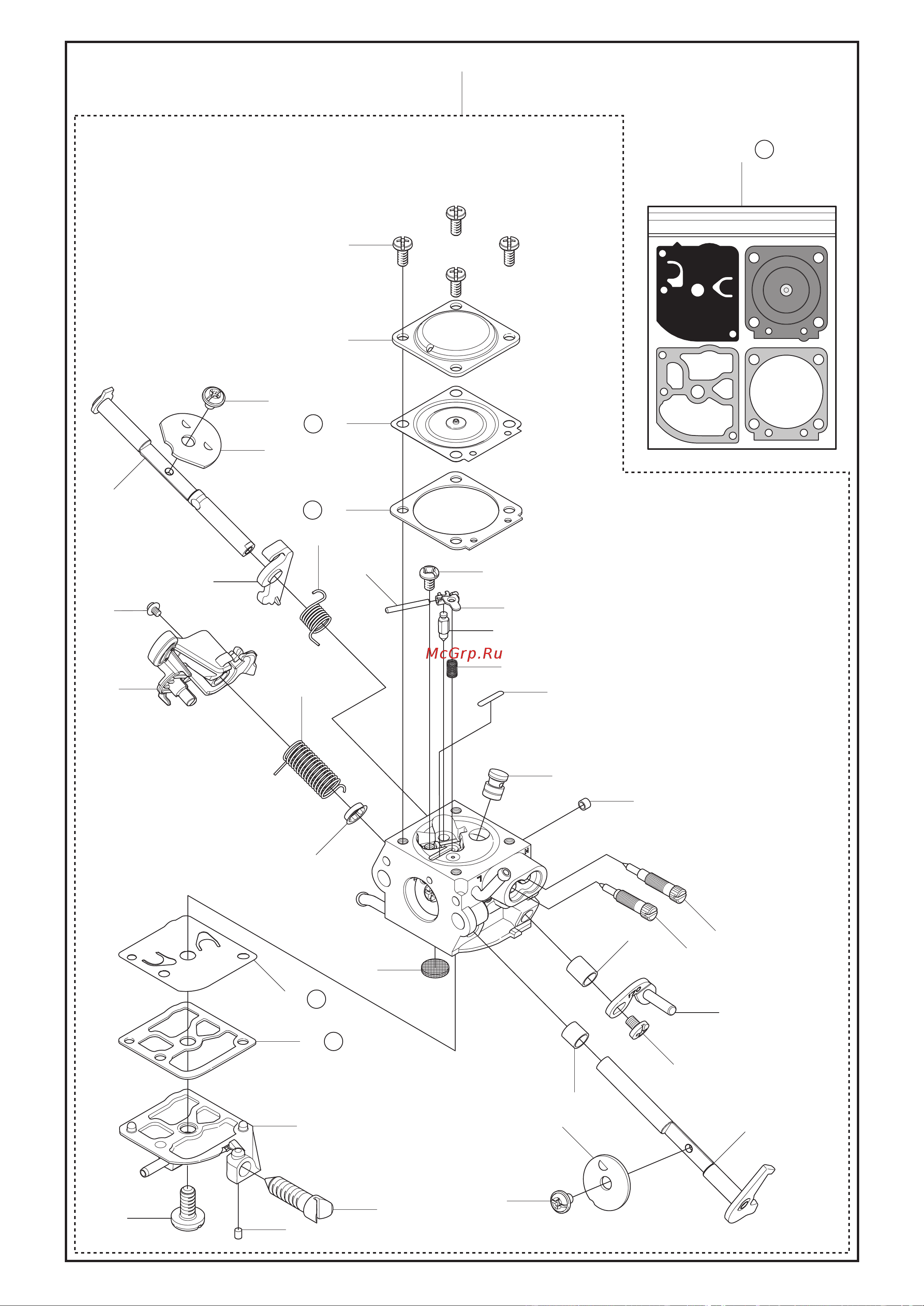 Husqvarna 450e (2009) parts [32/41] Zama c1m el37b