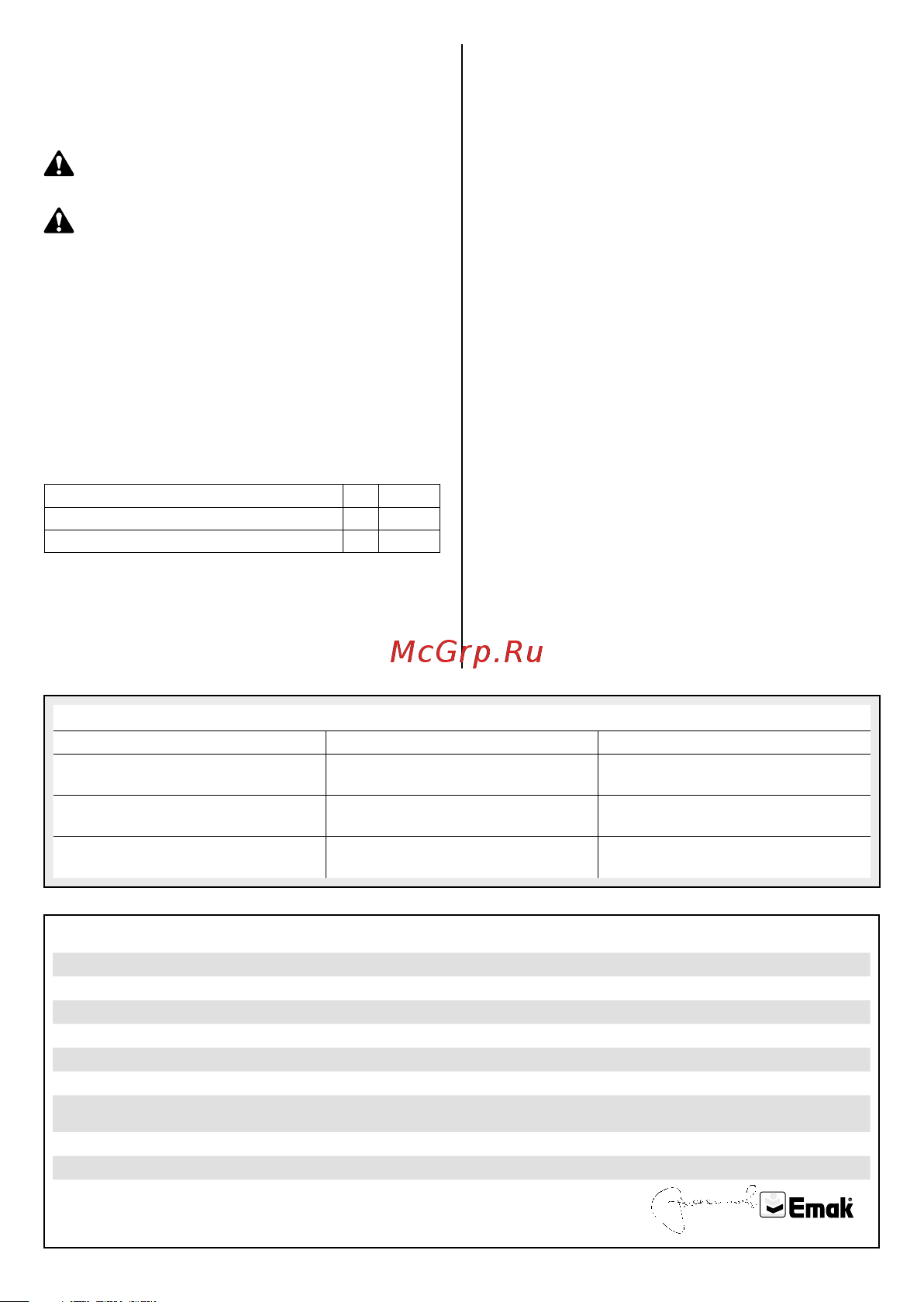 Oleo-Mac CRG Руководство по эксплуатации онлайн [7/88] 782498