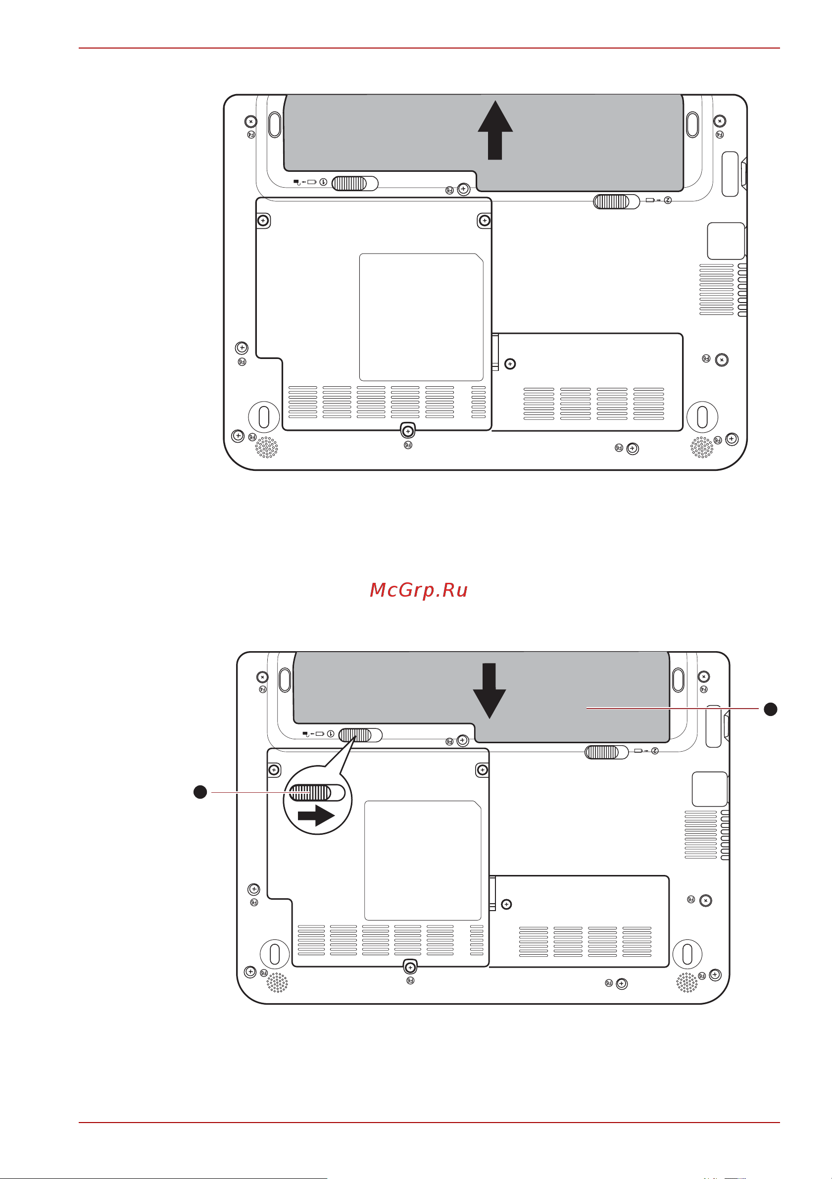 Toshiba NB305-10K [105/177] Переверните компьютер