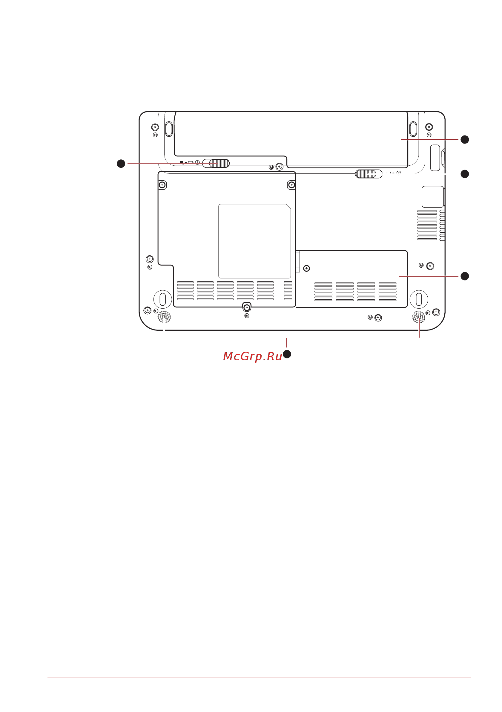 Toshiba NB305-10K [37/177] Вид снизу