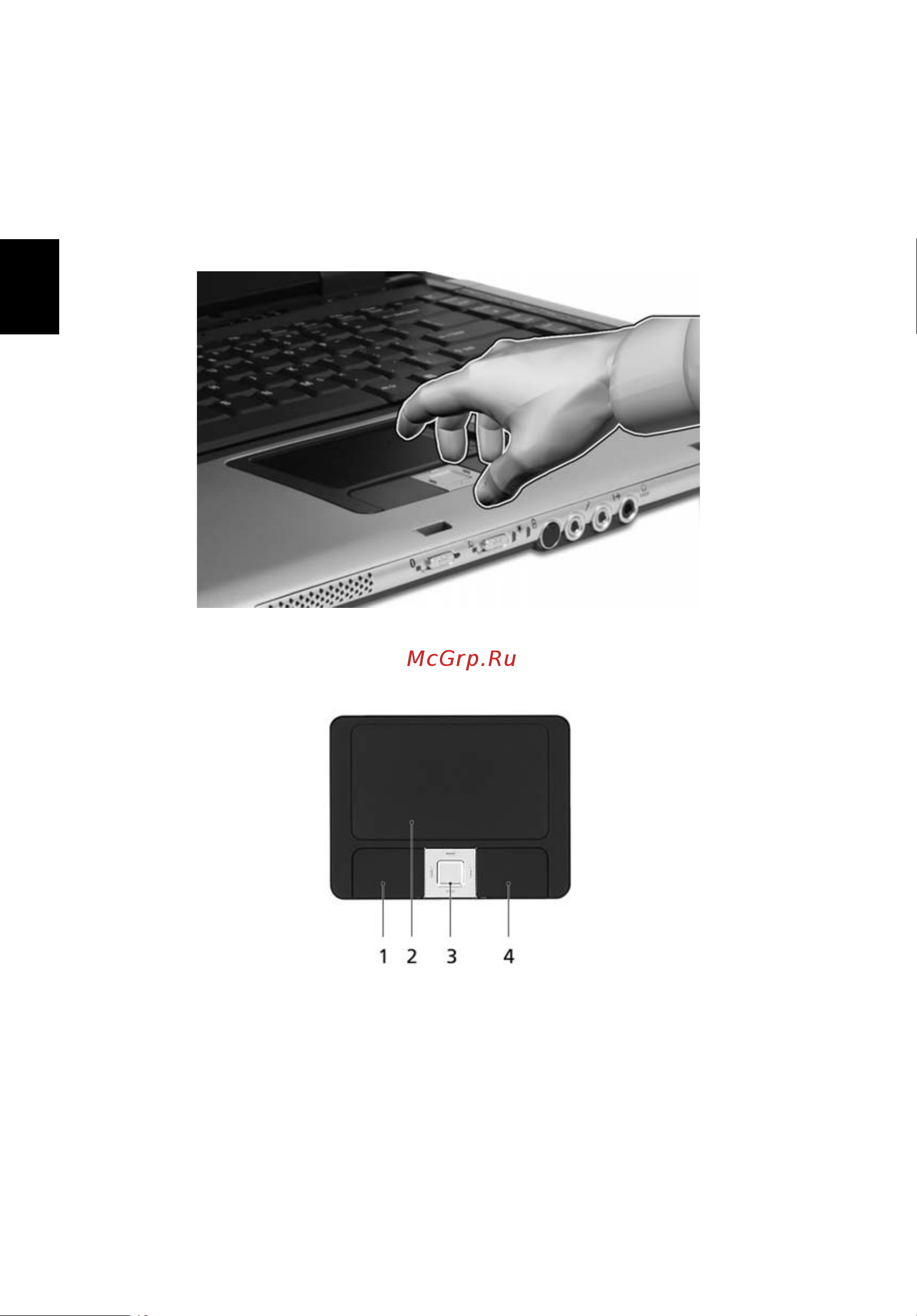 Acer Extensa 5010 [52/116] Сенсорная панель