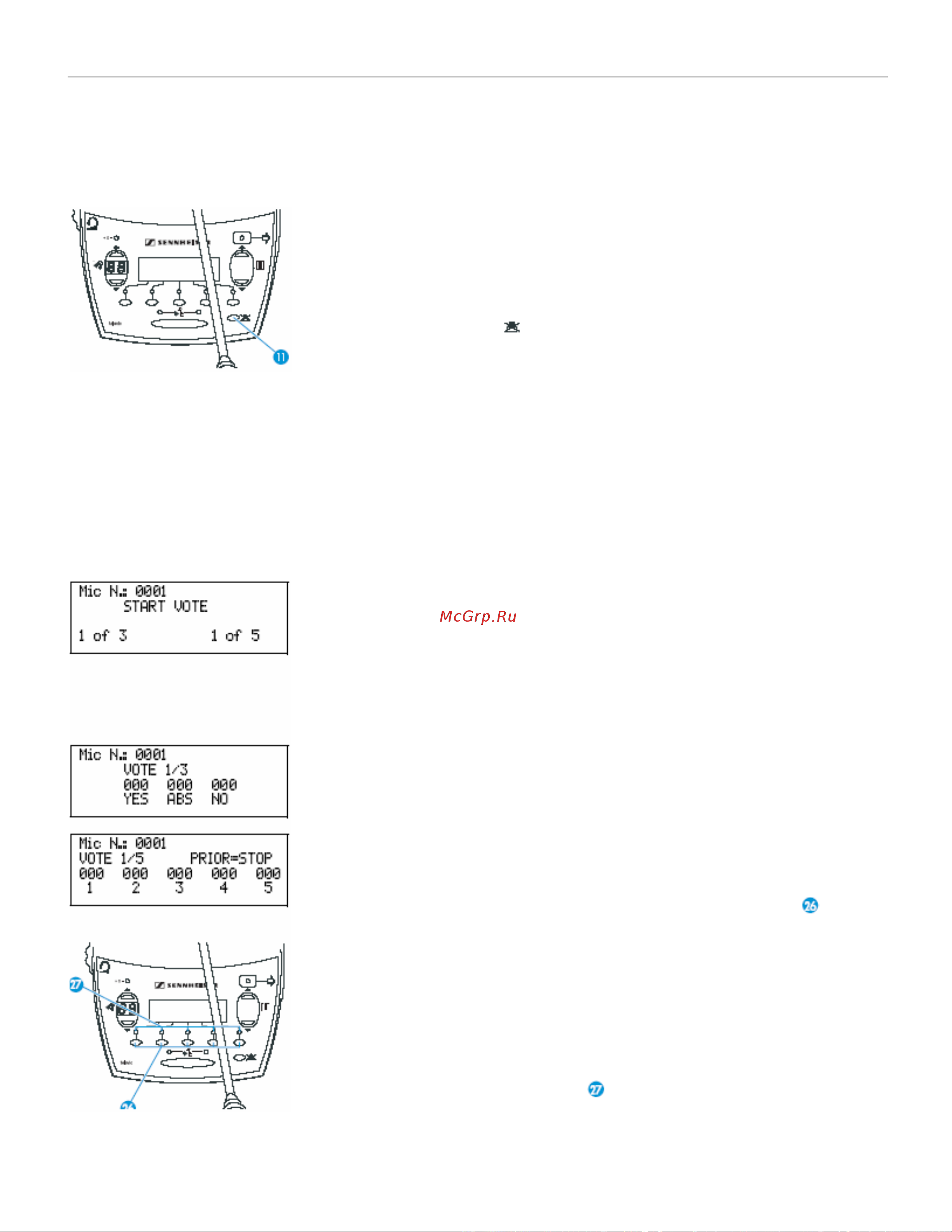 Sennheiser SDC 8200 AO [35/128] Эксплуатация пульта председателя