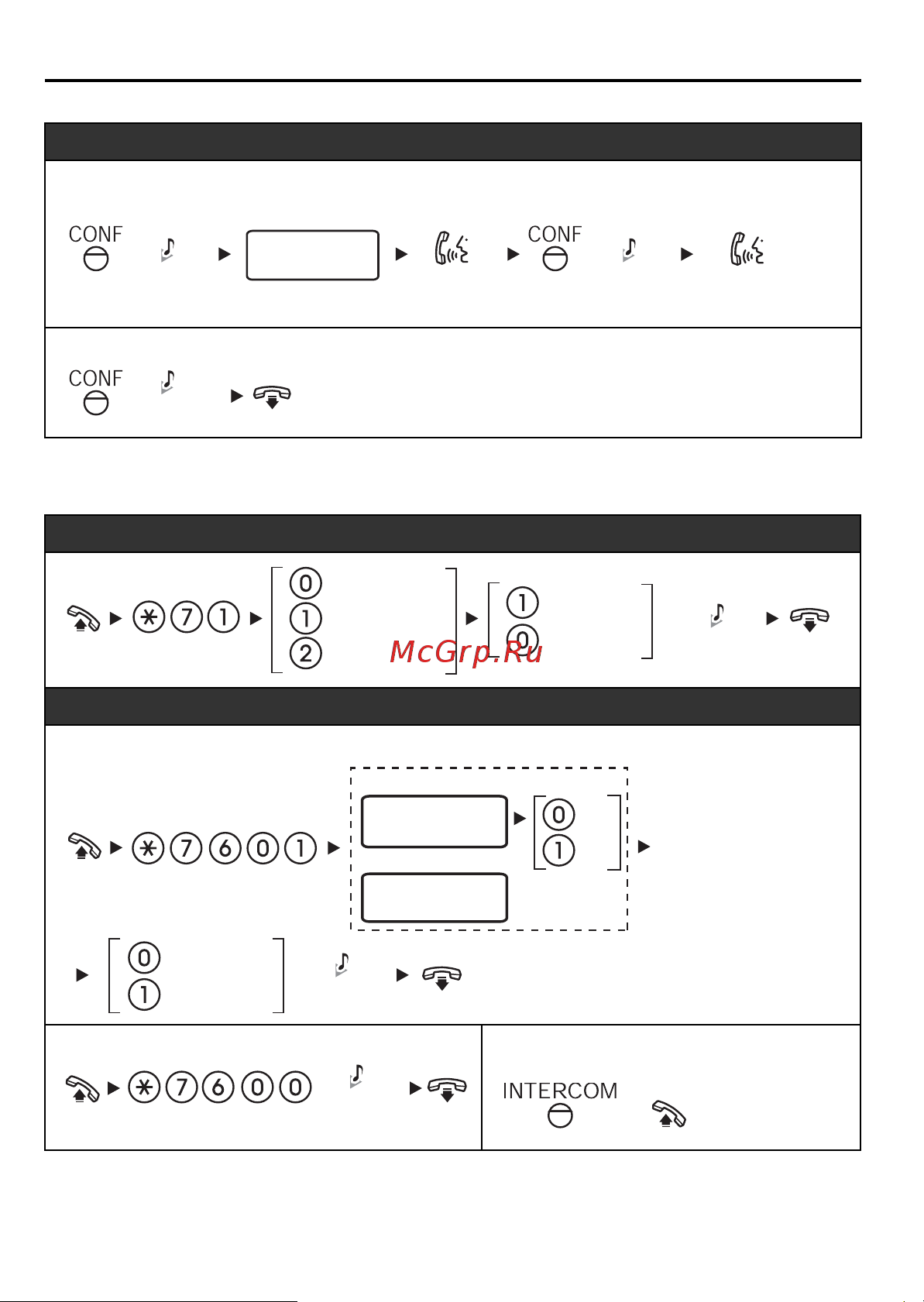 Panasonic KX-DT346RU-B [8/24] Список функций