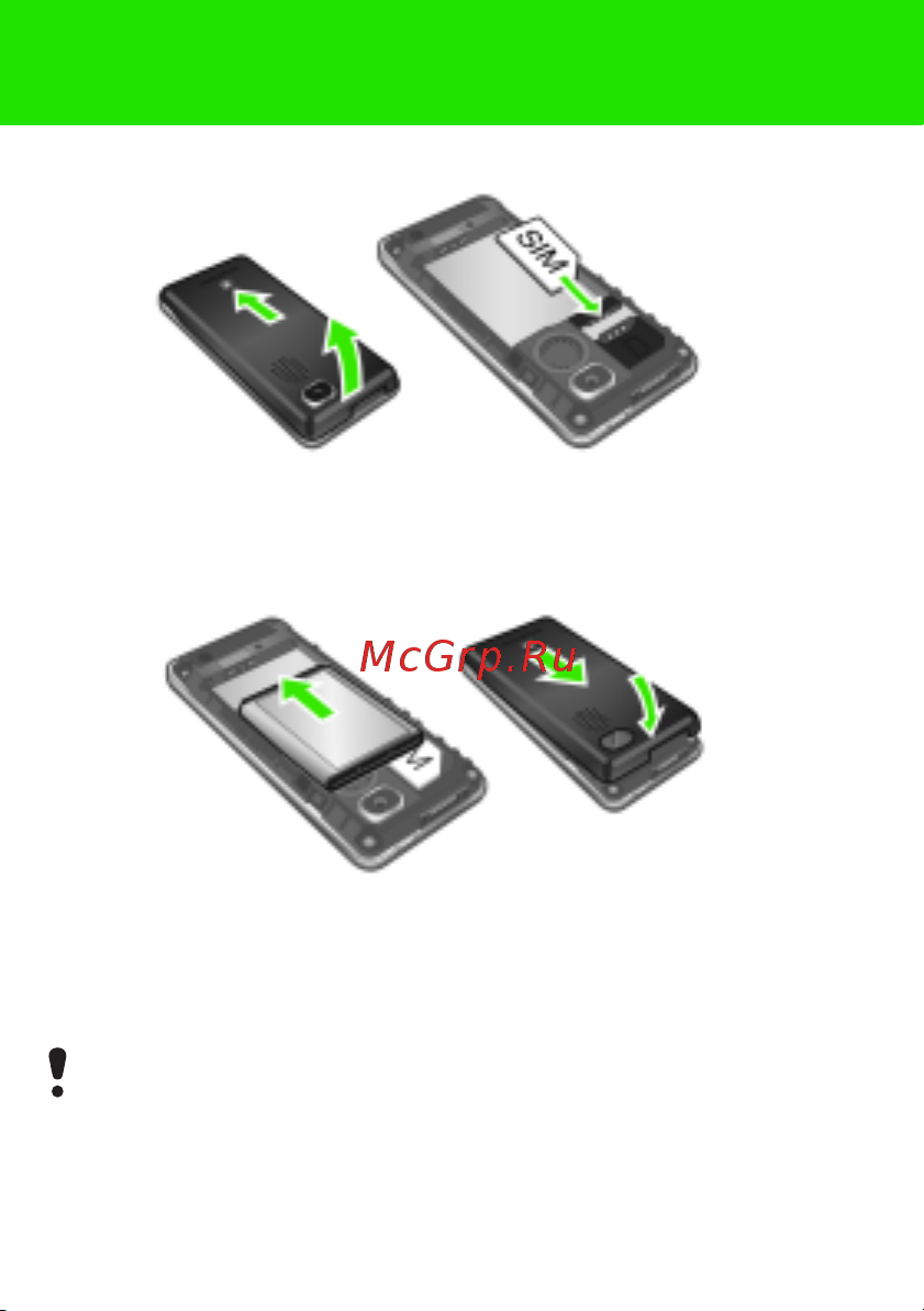 SONY-ERICSSON Sony Ericsson K330 [3/42] Подготовка телефона