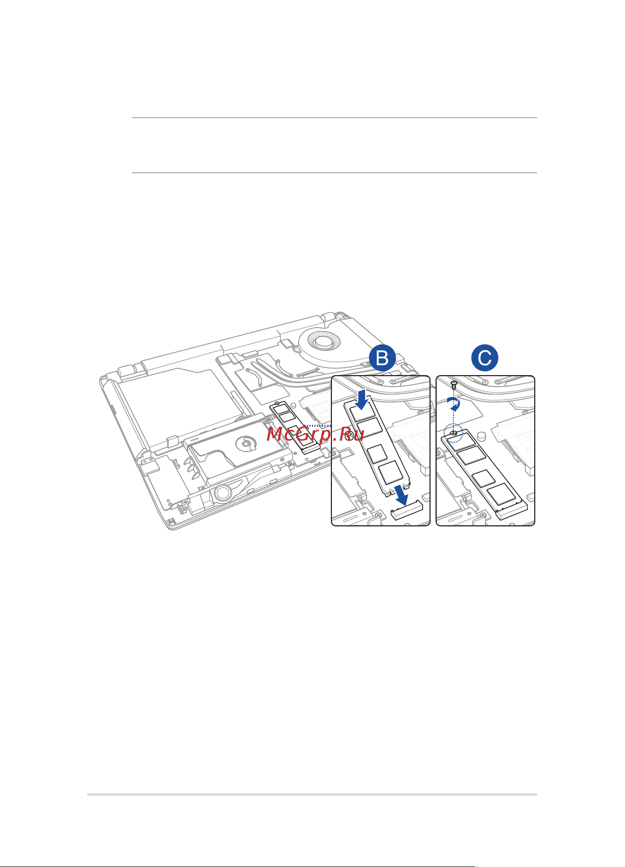 Asus ROG GL753VE-GC152 (90NB0DN2-M03370) [88/118] A снимите крышку отсека