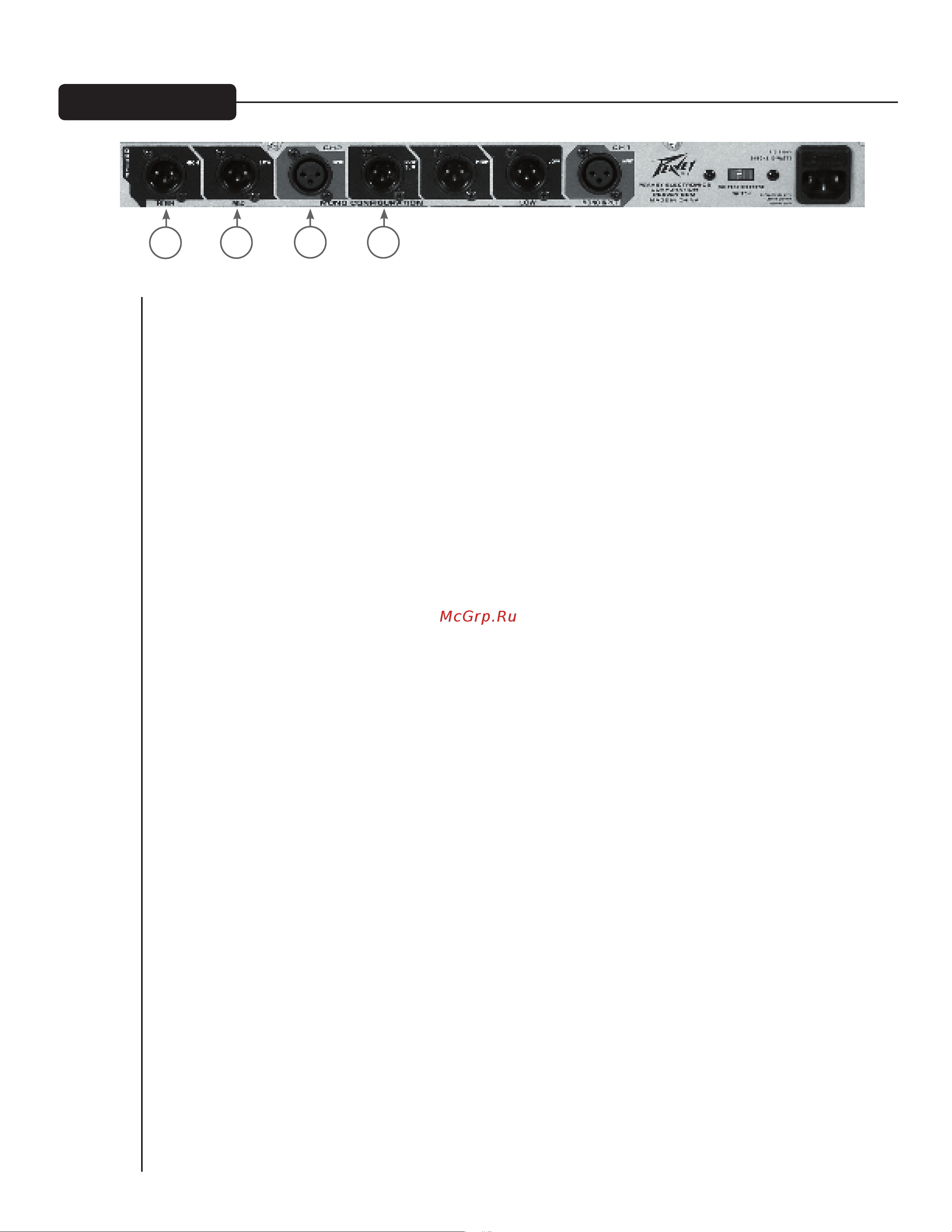 Peavey PV 23XO [19/52] High output kanal 2 8