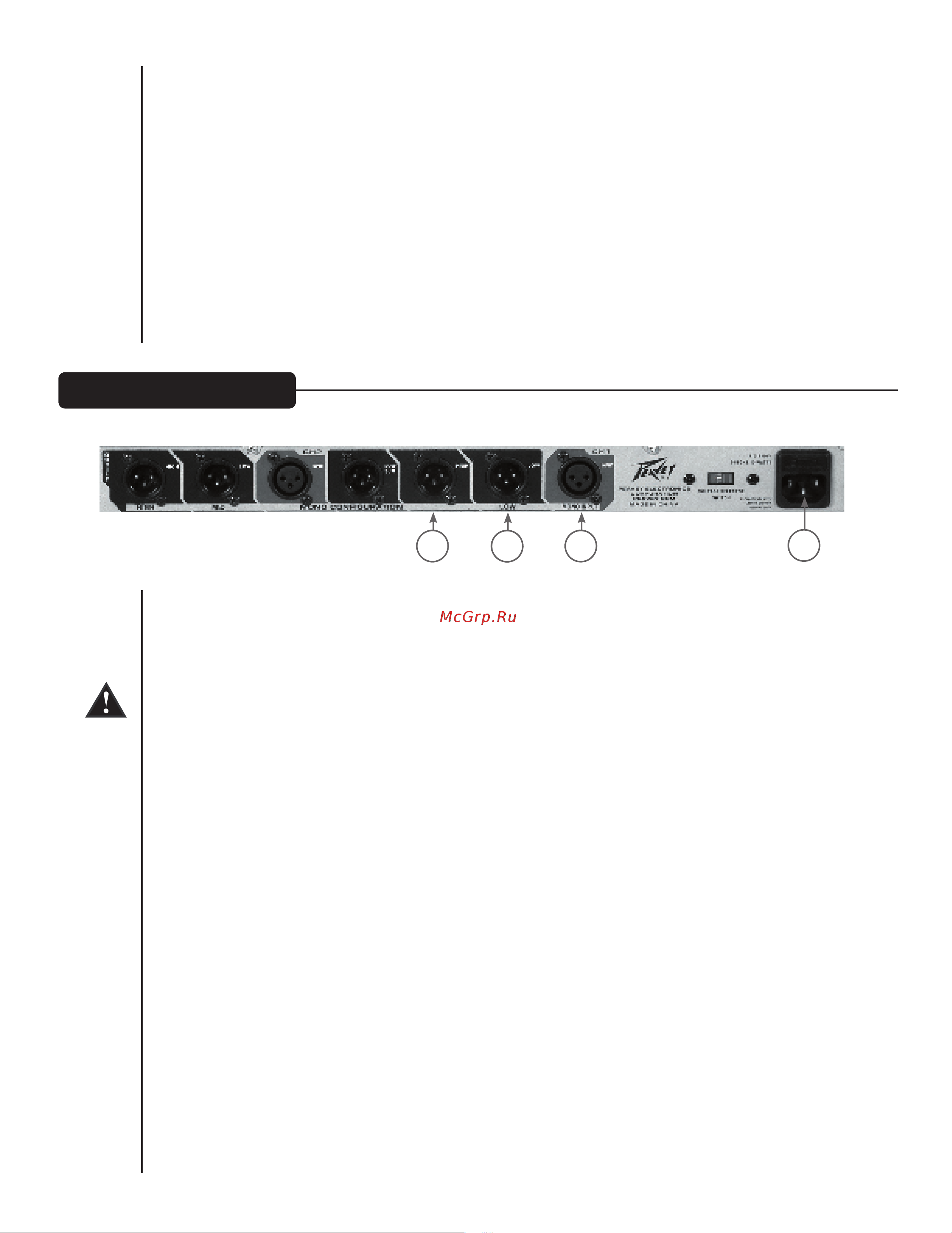 Peavey PV 23XO [26/52] Connecteur d alimentation iec 1