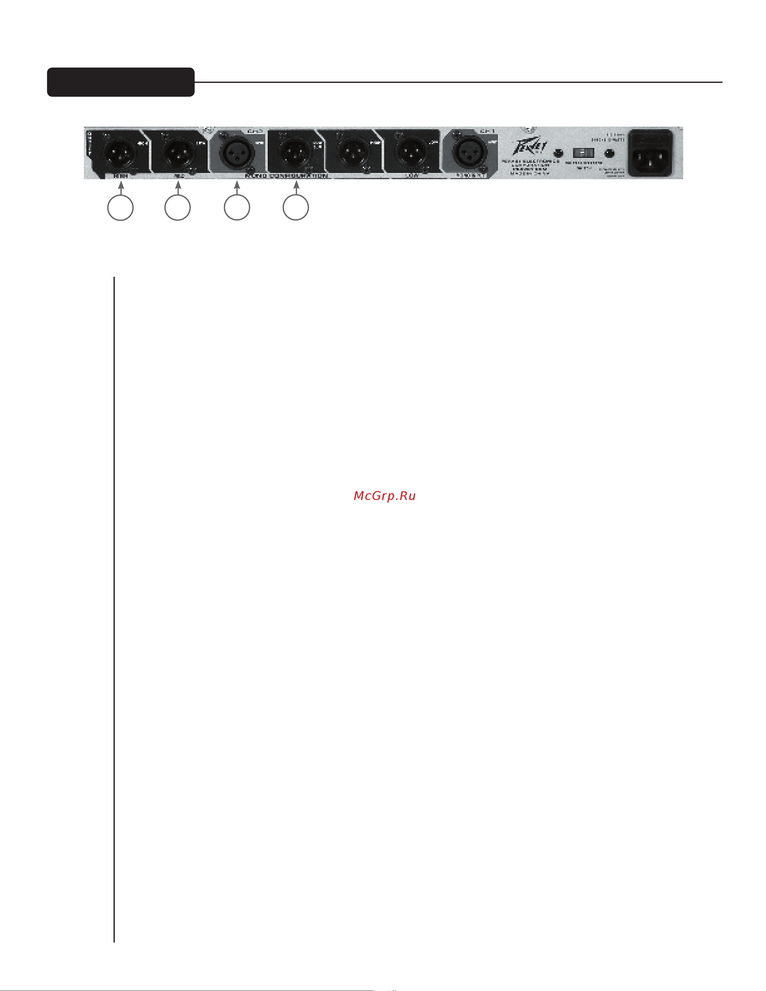 Peavey PV 23XO [38/52] Entrada canal 2 6
