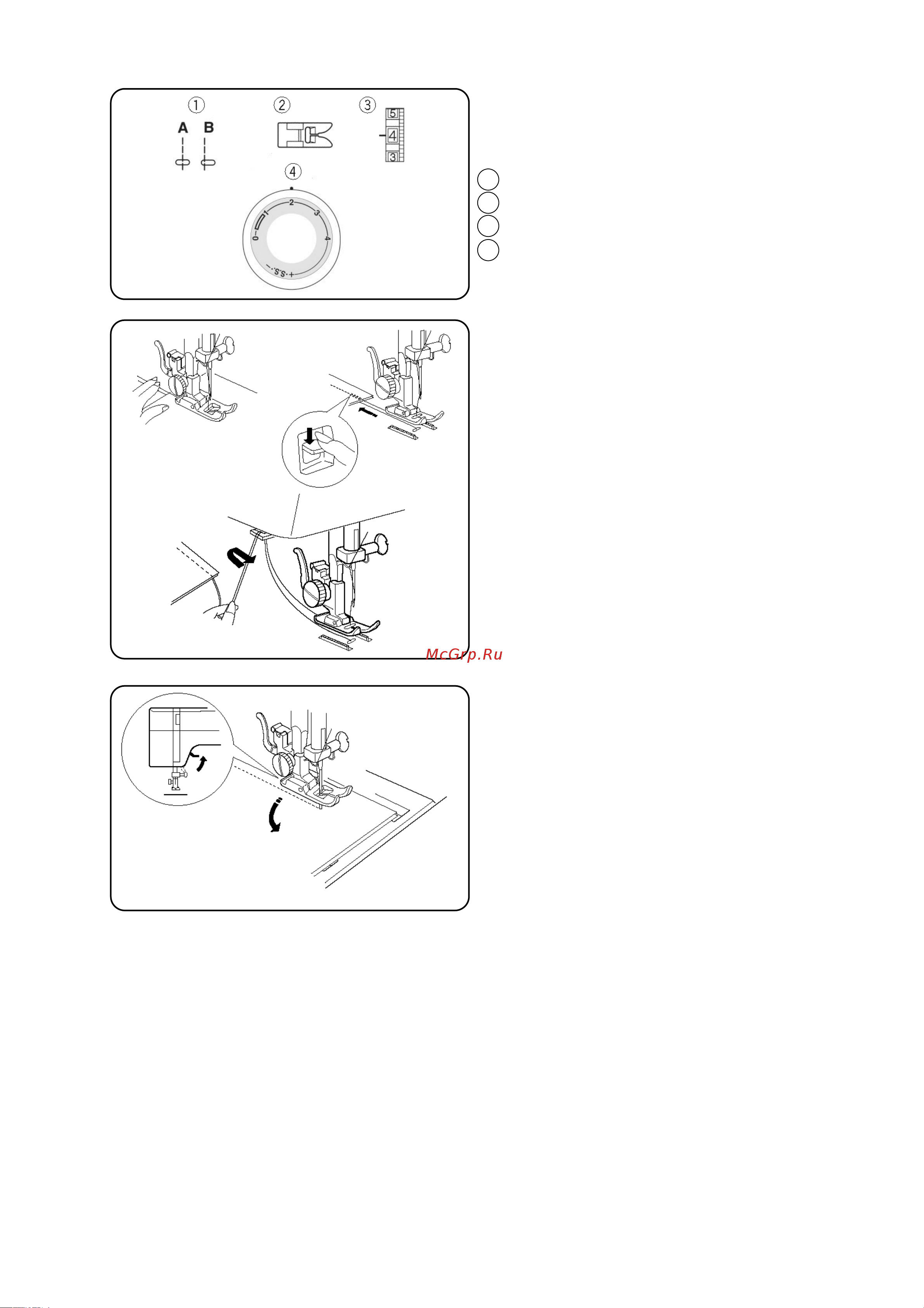 Janome JT1108 [15/32] Изменение направления шитья