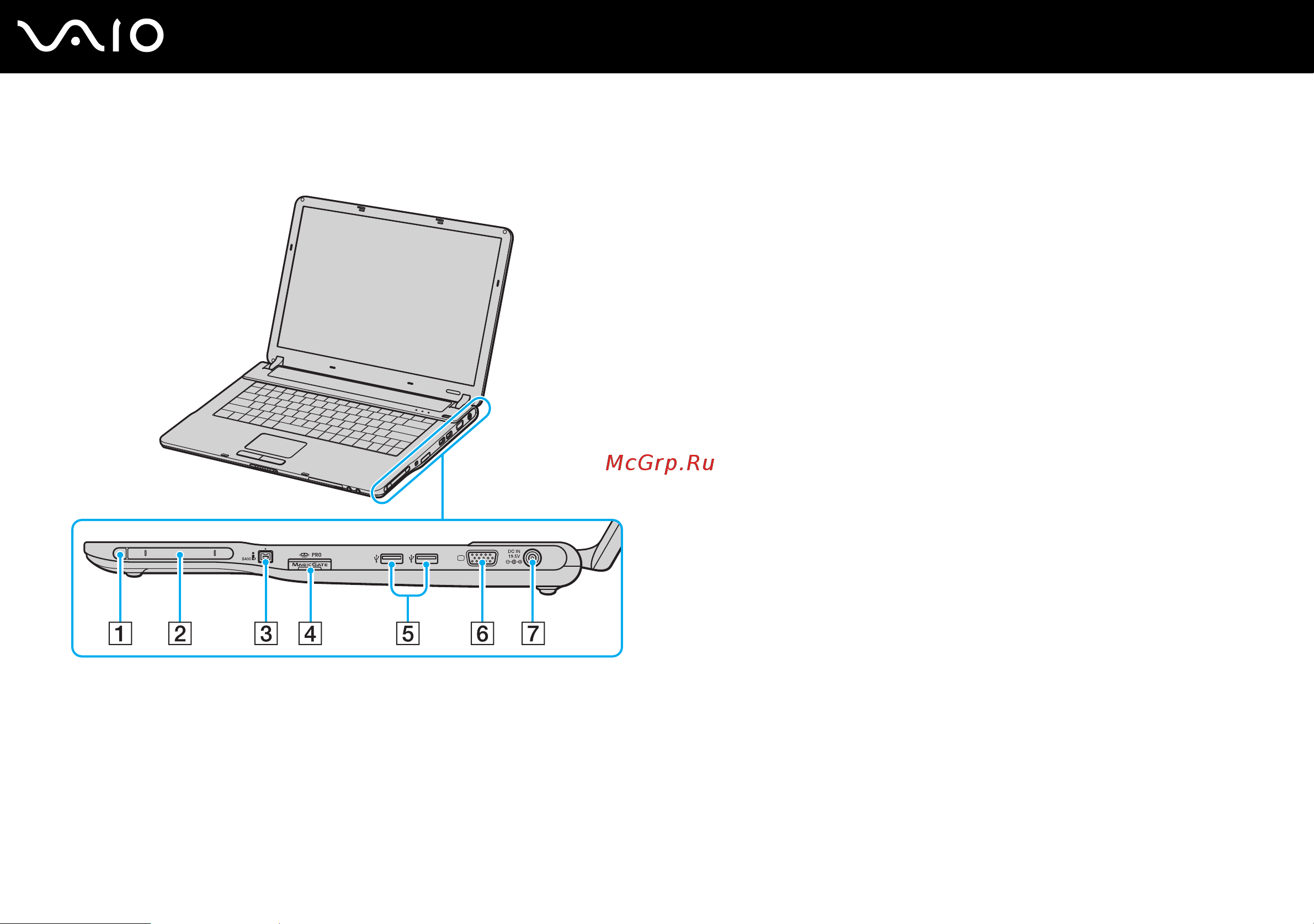 Sony VAIO VGN-FS595VP [18/152] Вид справа
