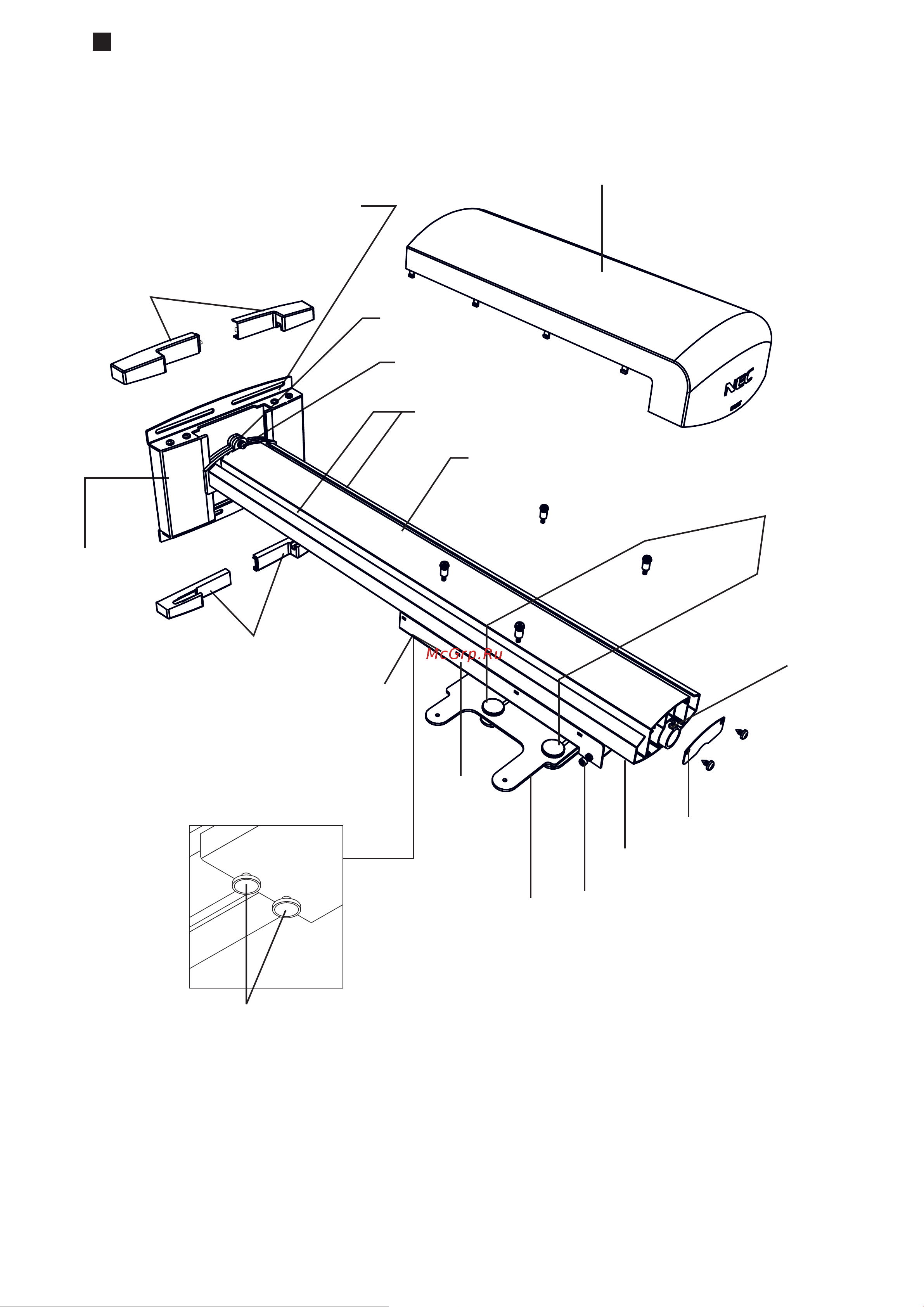Nec NP03WK [6/14] Names of parts