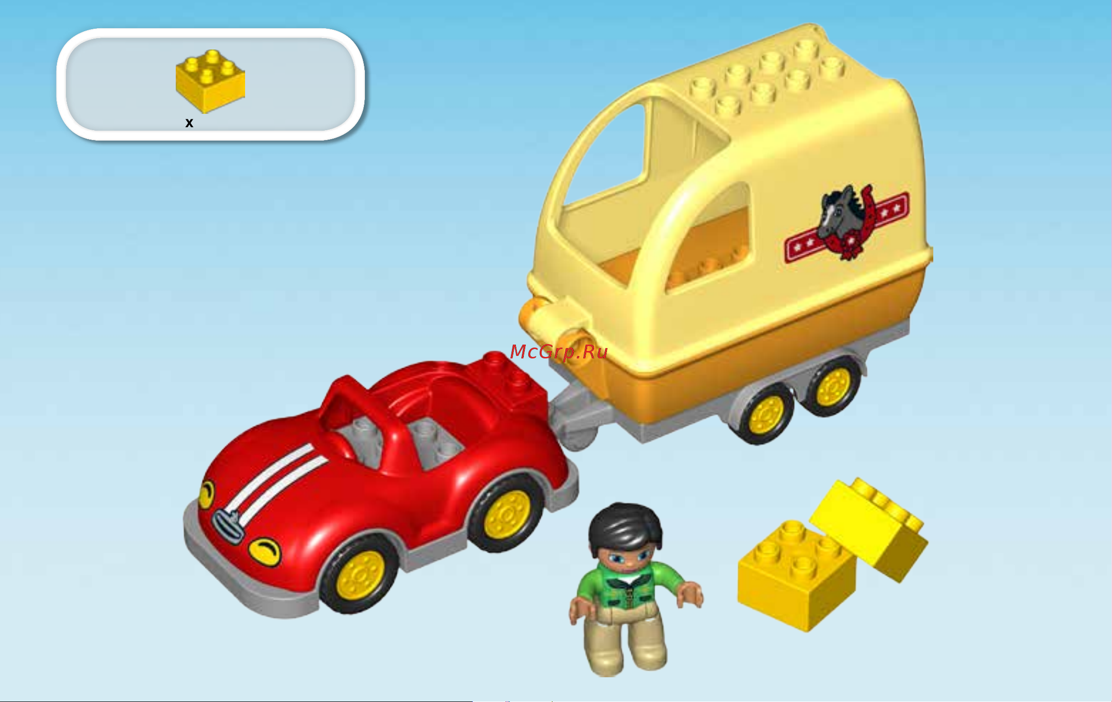 Lego DUPLO 10807 Horse Trailer (Трейлер для лошадок) Руководство по эксплуатации онлайн [7/15] 782778