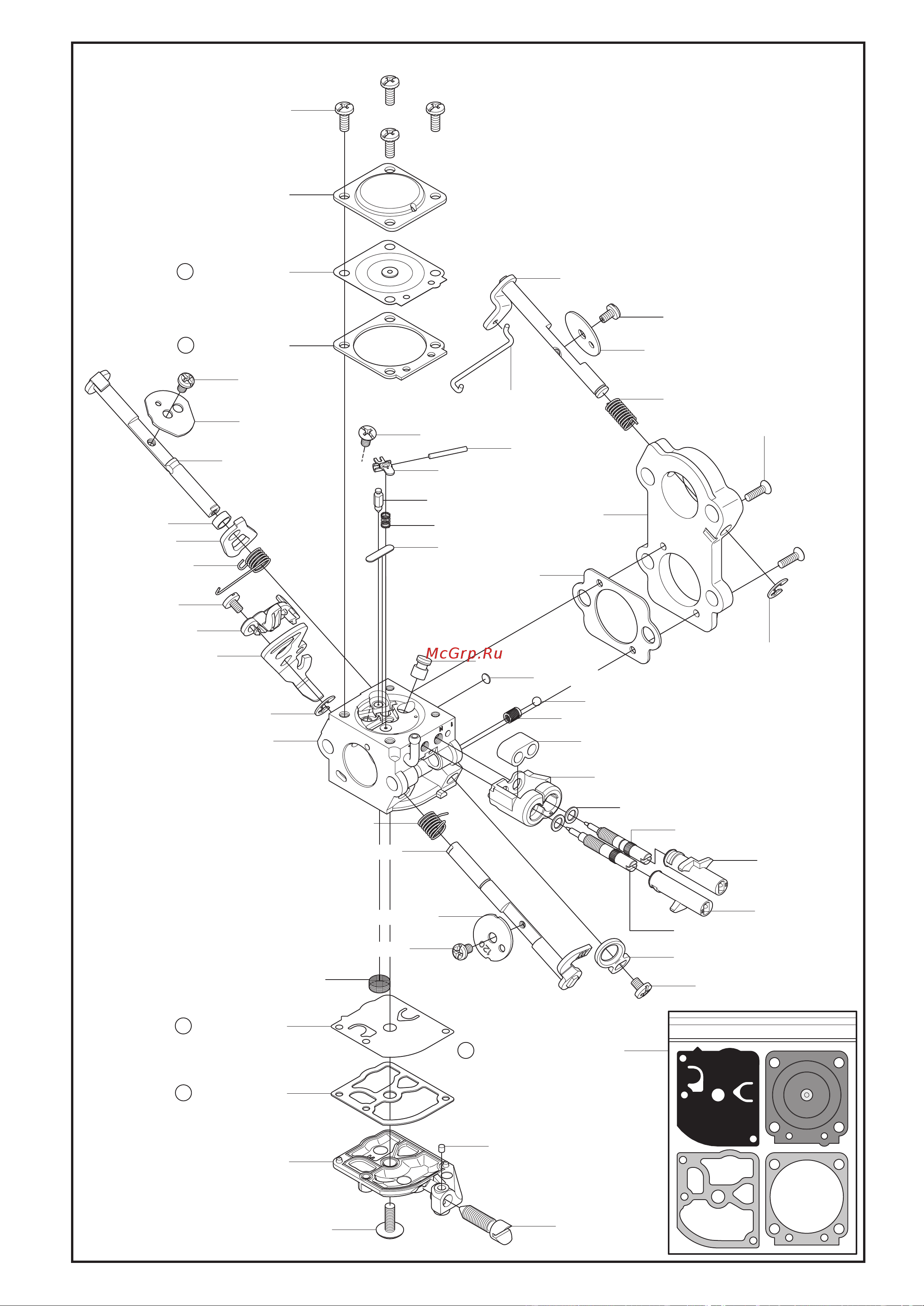 Husqvarna 460 (2007) parts [17/19] Zama c1m el35