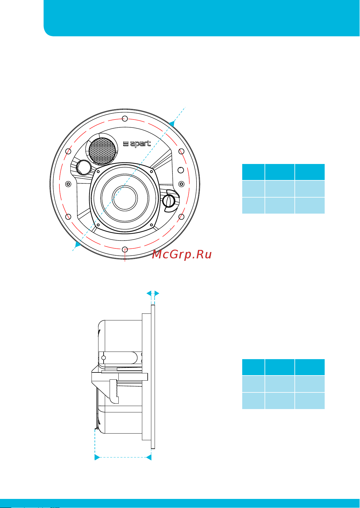 APart CM30DTD [20/28] Dimensions cm20dts