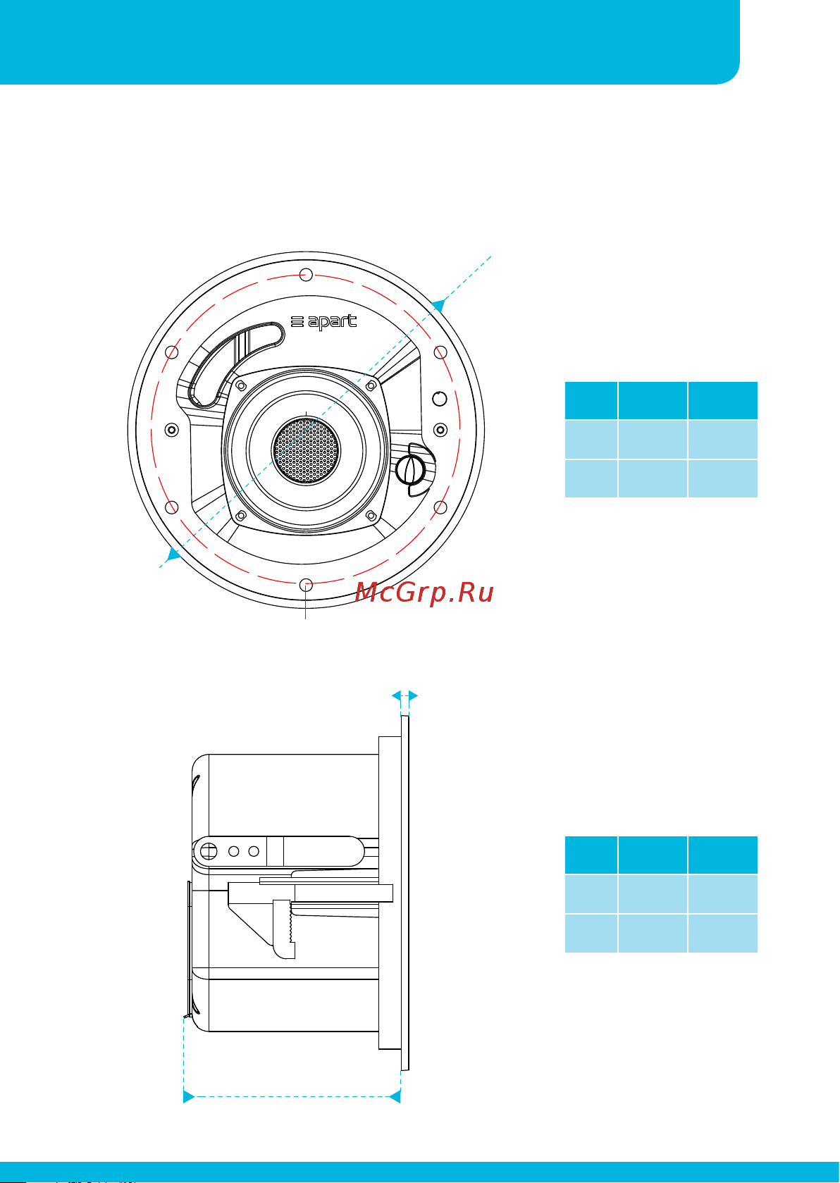 APart CM30DTD [21/28] Dimensions cm30dtd