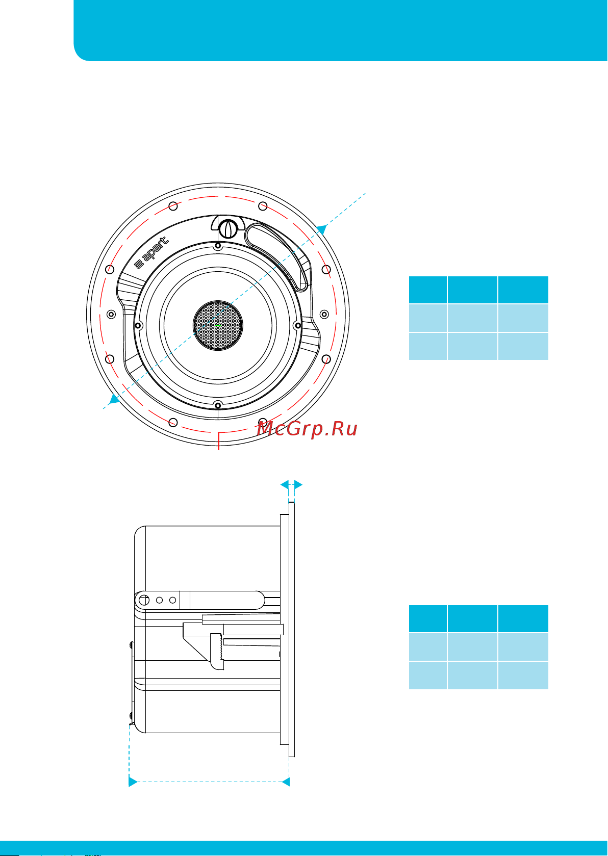 APart CM30DTD [22/28] Dimensions cm60dtd