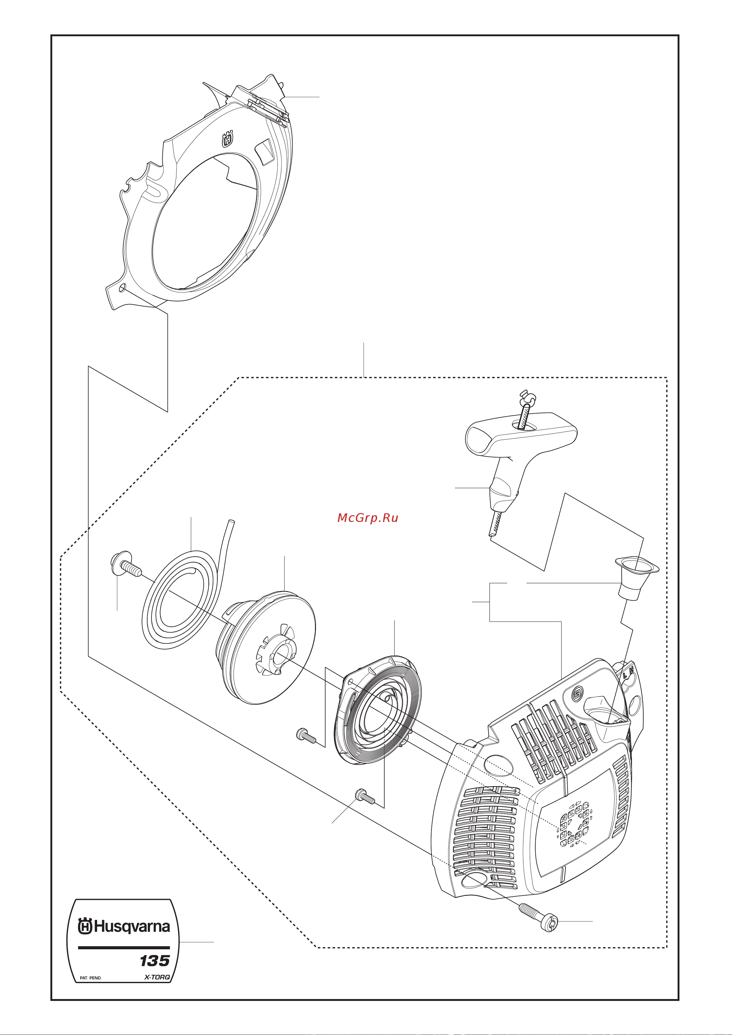 Husqvarna 135 X-TORQ Руководство по эксплуатации онлайн [12/35] 782826