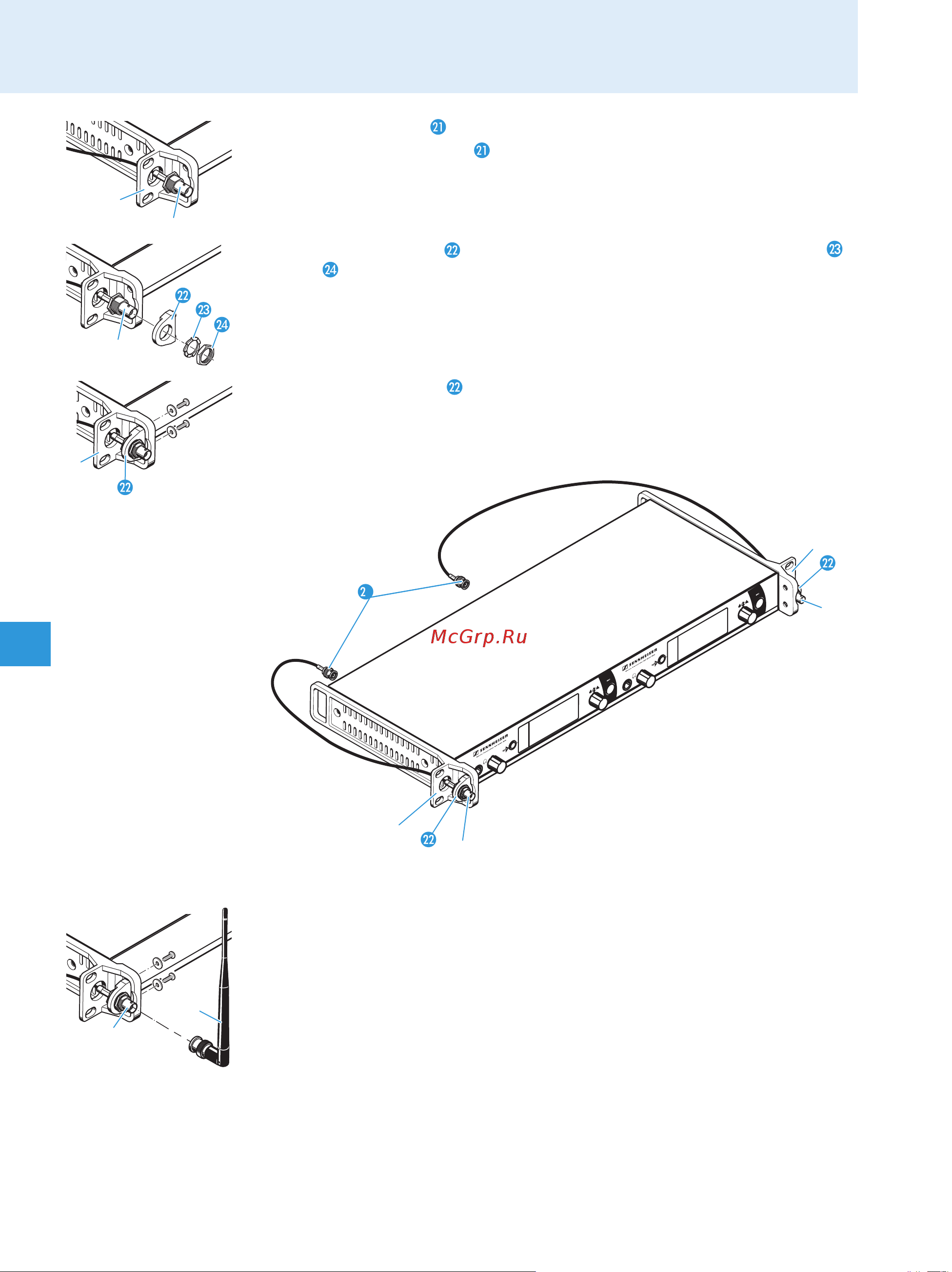 Sennheiser SR 2050 IEM GW-X Руководство по эксплуатации онлайн [12/29] 782869