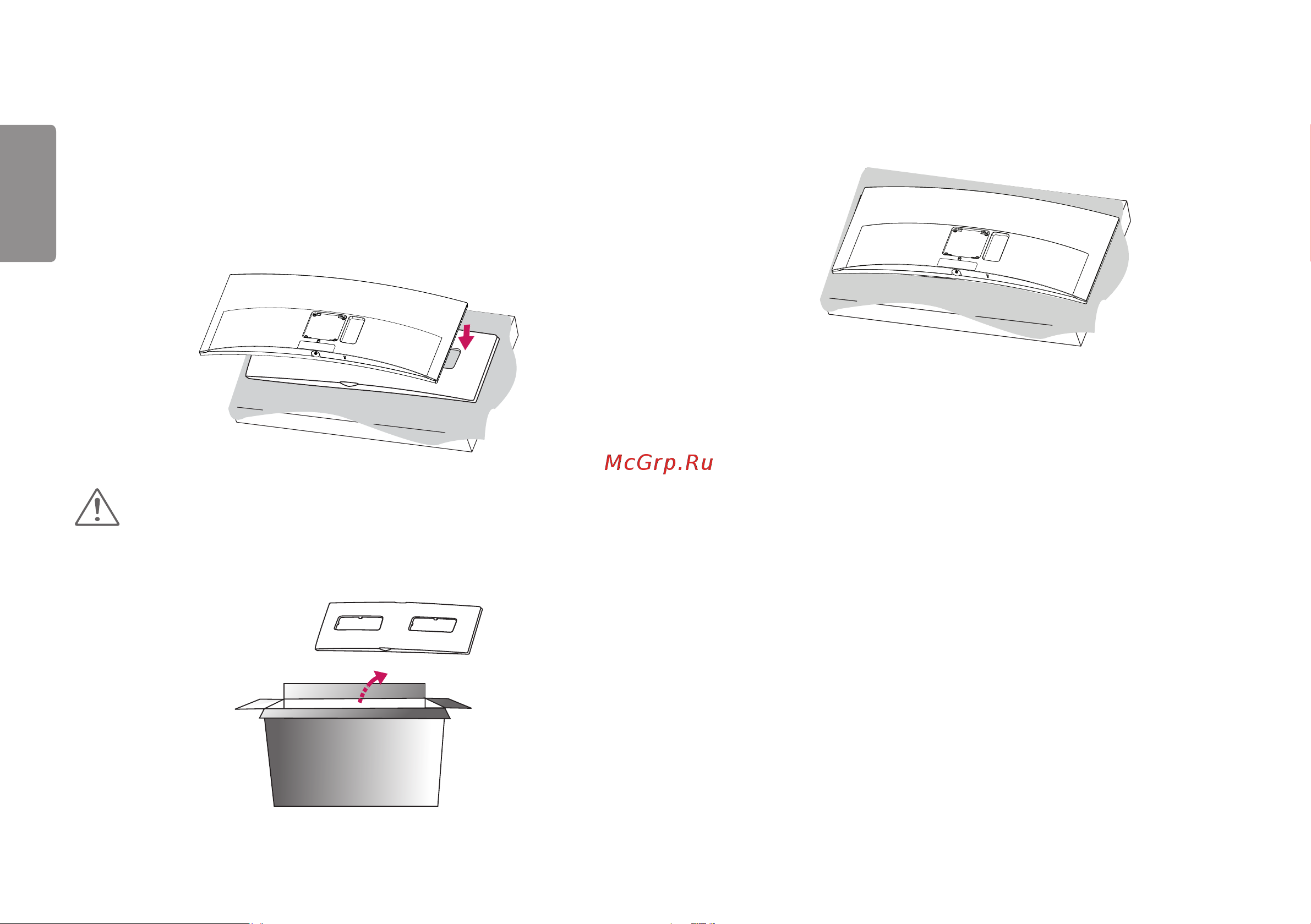 LG 38UC99-W [10/57] Сборка подставки