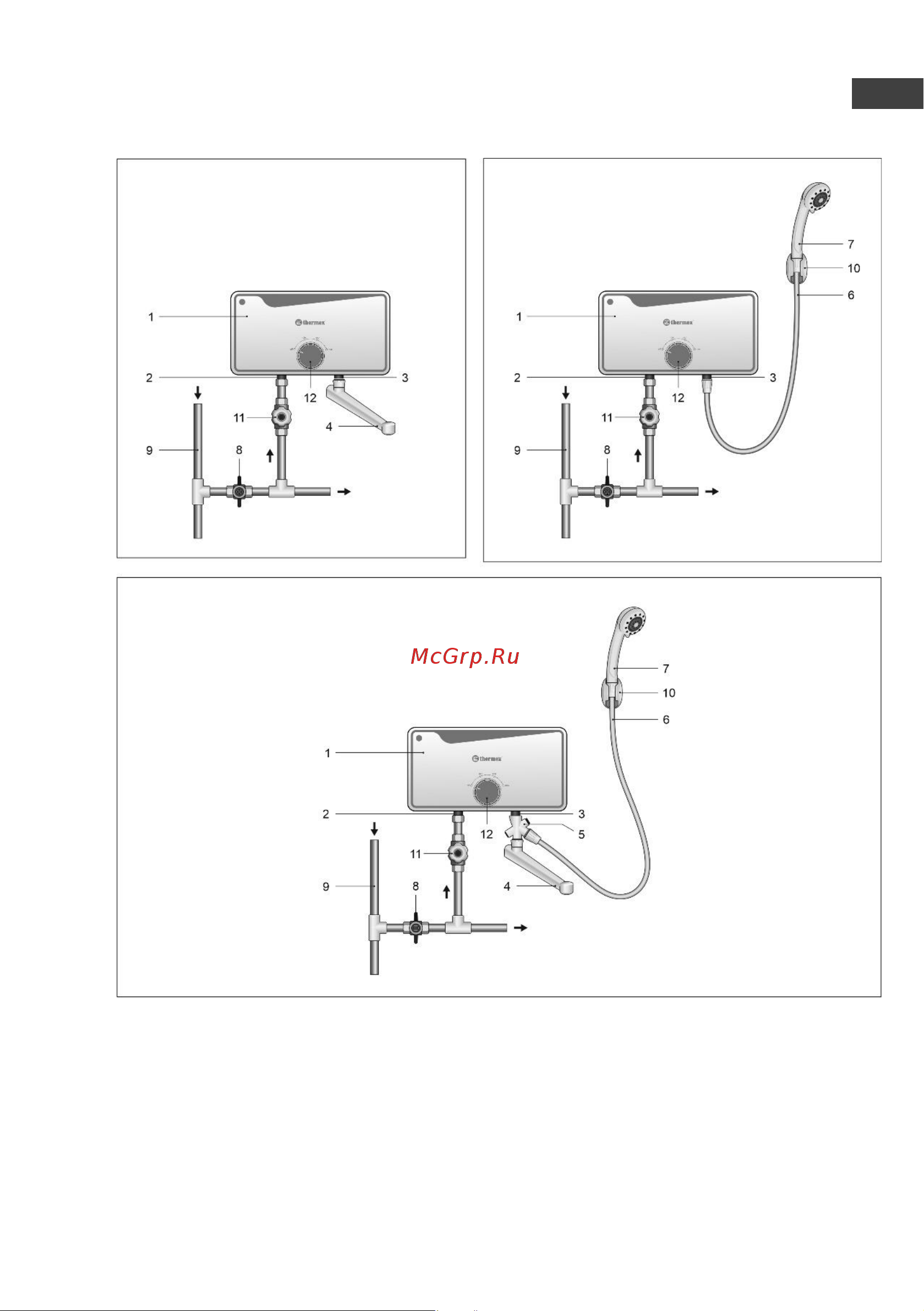 Thermex Jolly 3500 combi Руководство по эксплуатации онлайн [9/20] 783040
