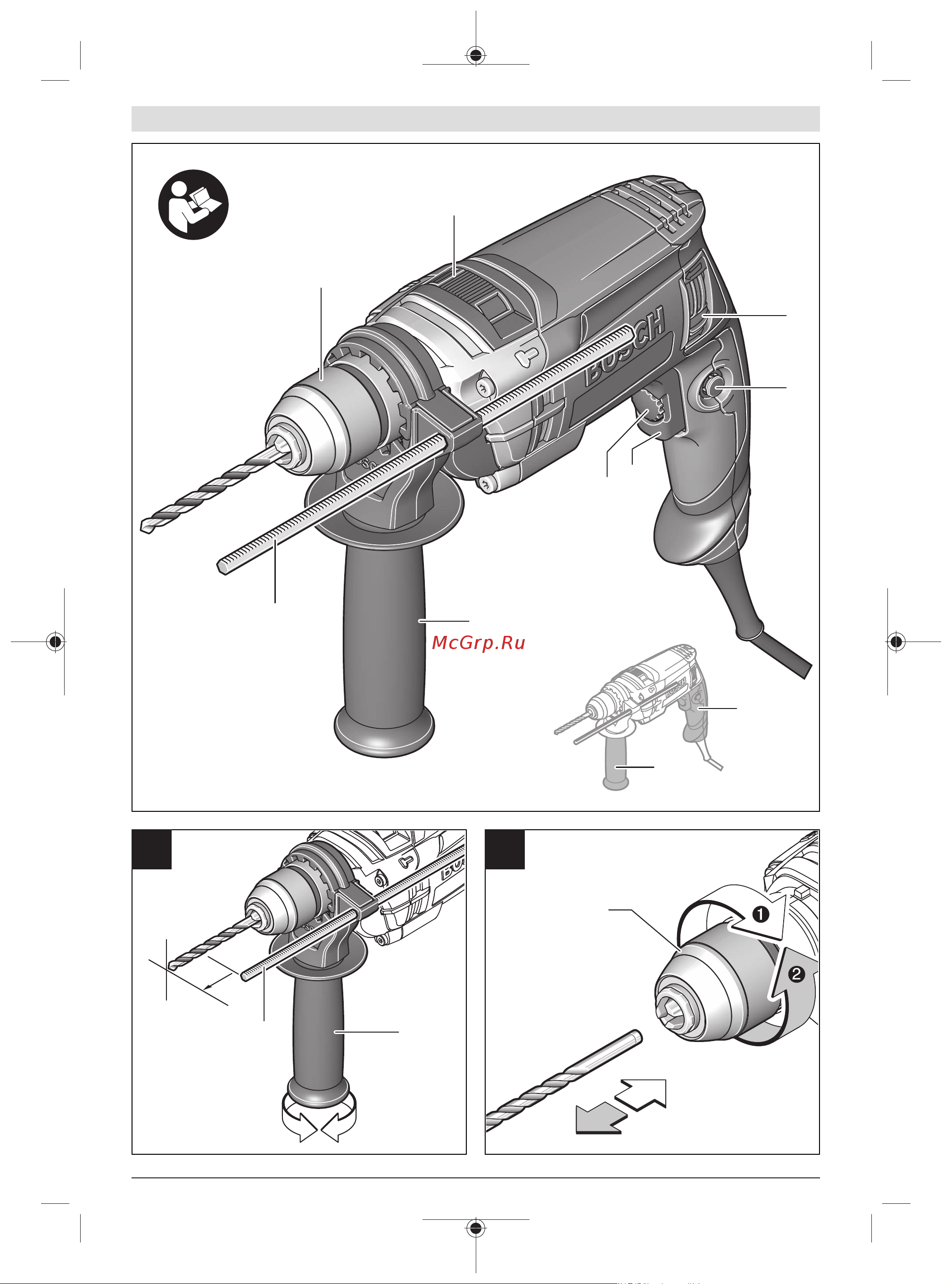Bosch GSB 16 RE БЗП 500 [3/187] Gsb 16 re