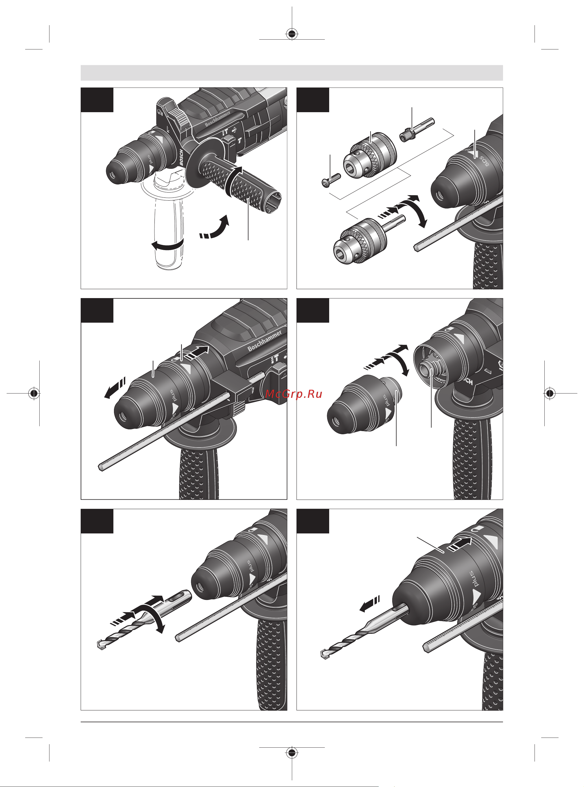 Bosch GBH 2-24 DRE Руководство по эксплуатации онлайн [4/0] 217559