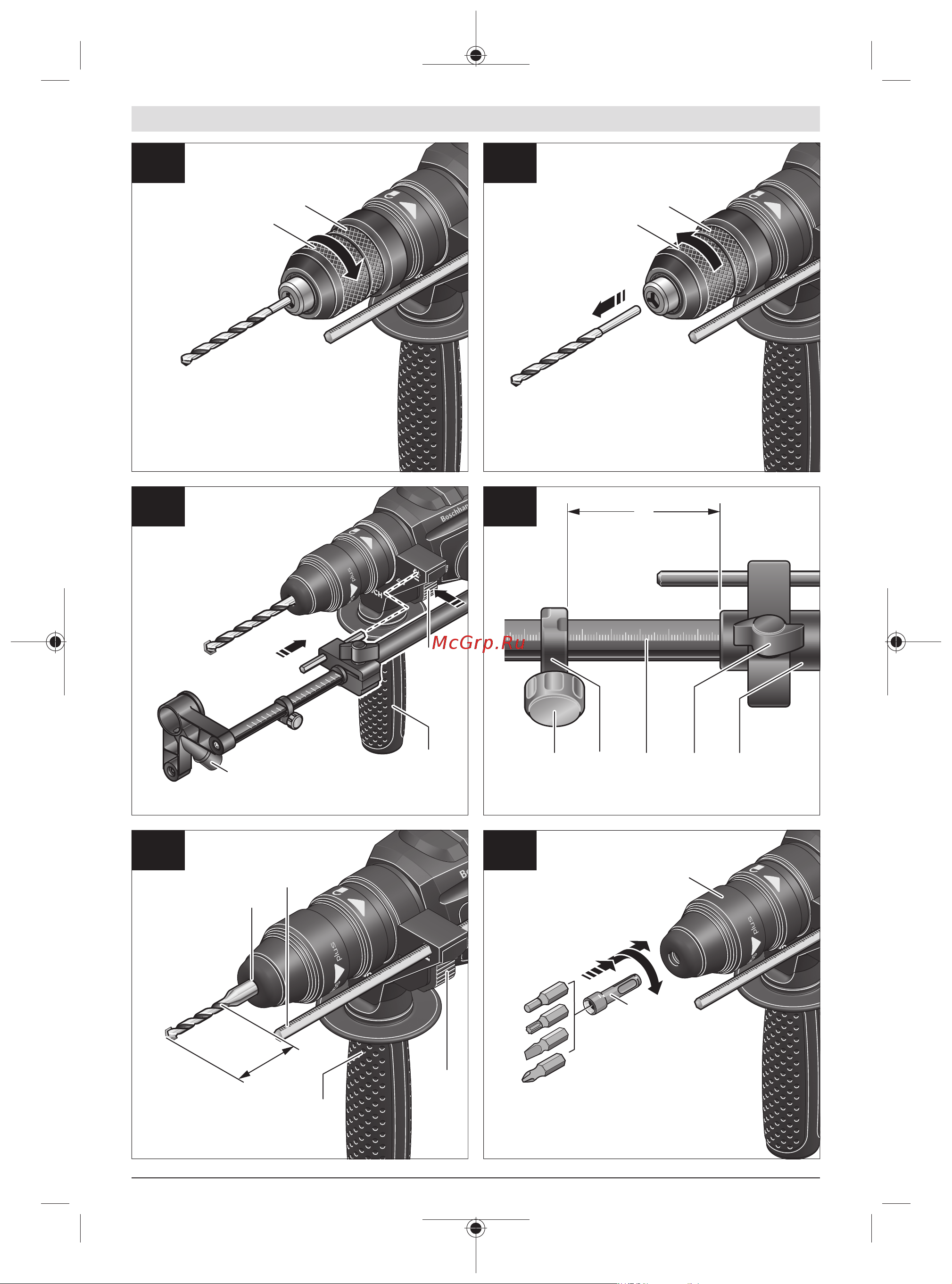 Bosch GBH 2-24 DRE Руководство по эксплуатации онлайн [5/0] 217559