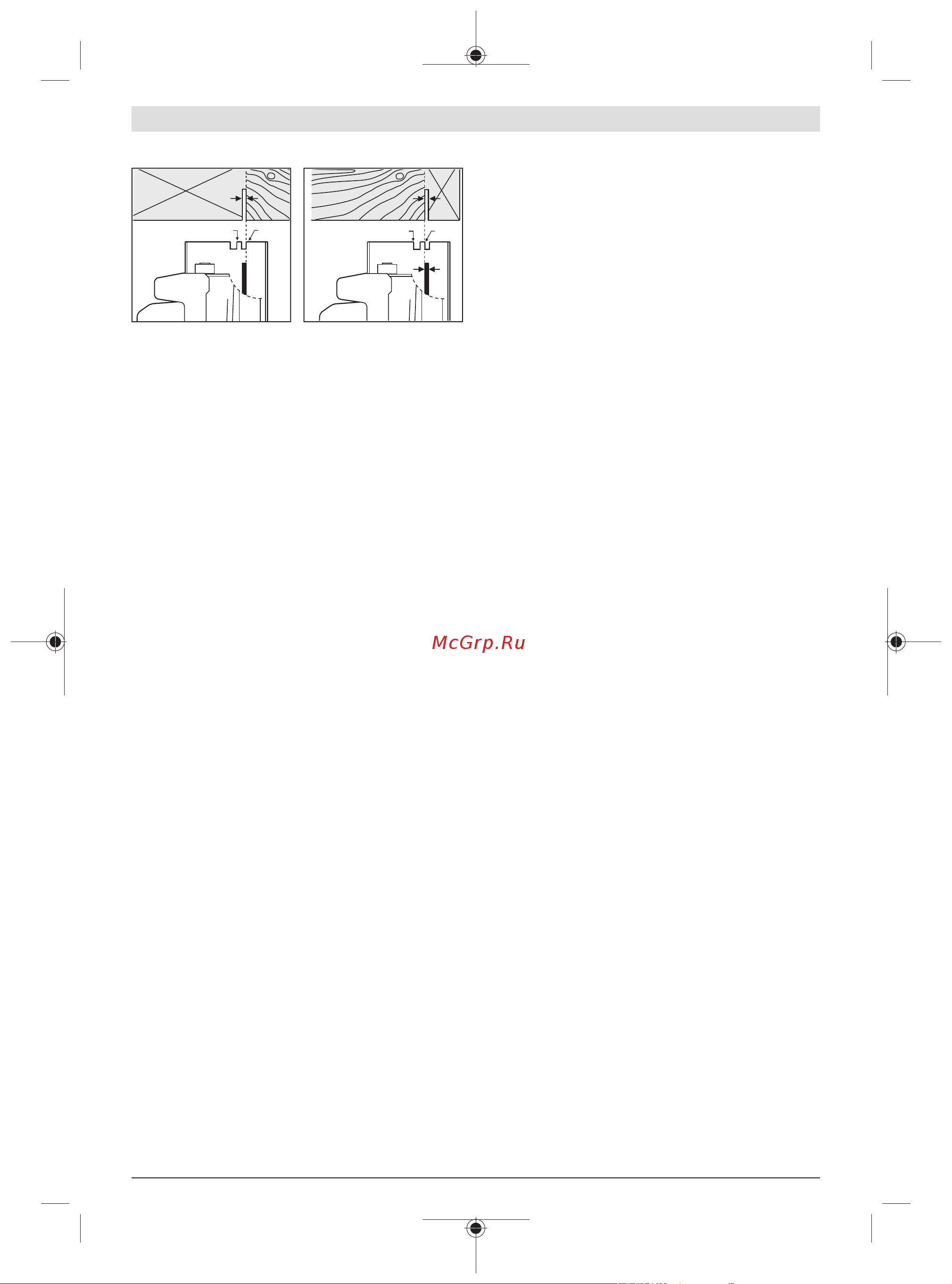 Bosch GKS600H [98/223] Wskaźniki cięcia