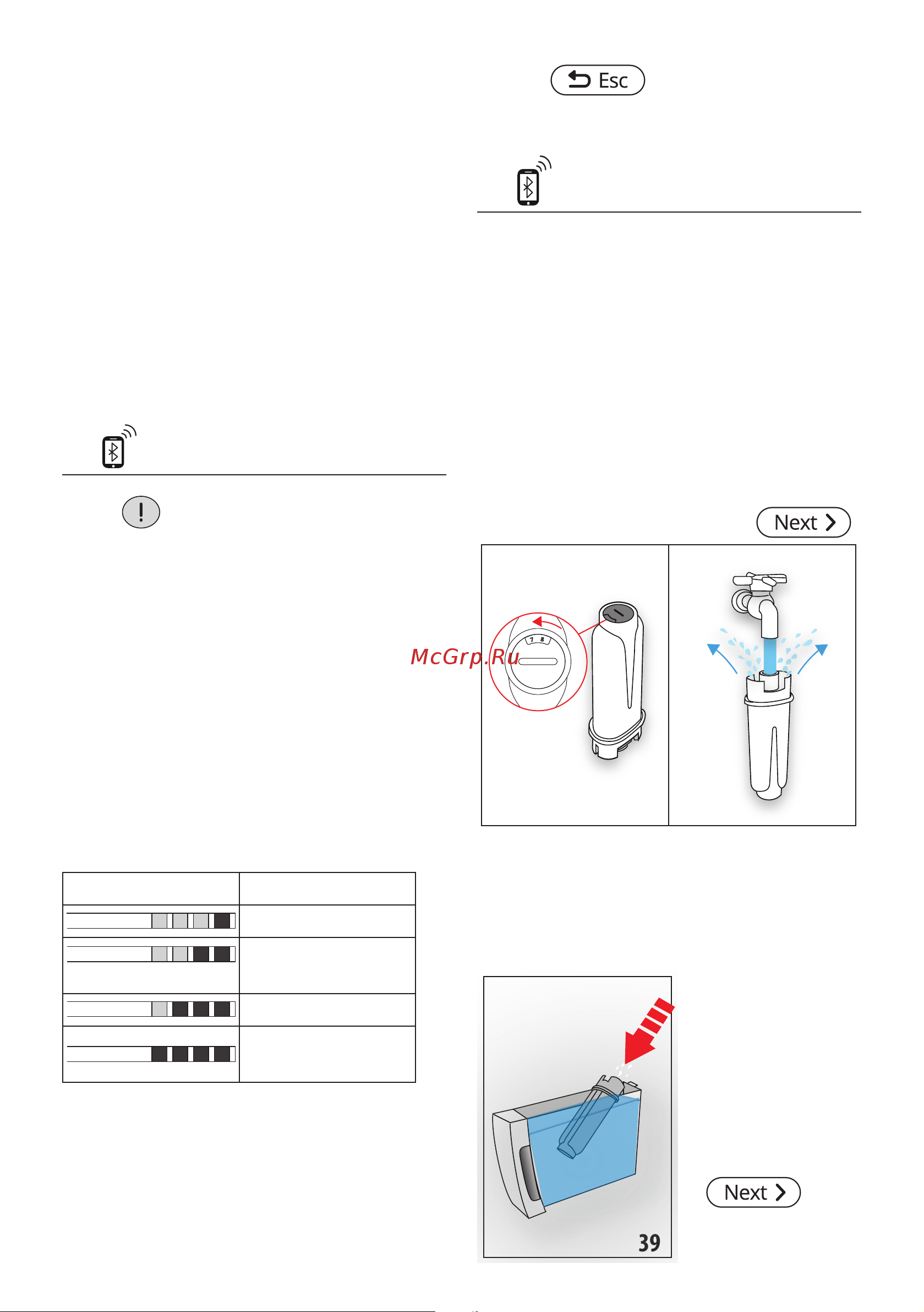 Delonghi ECAM370.95.S [61/386] Programação da dureza da água