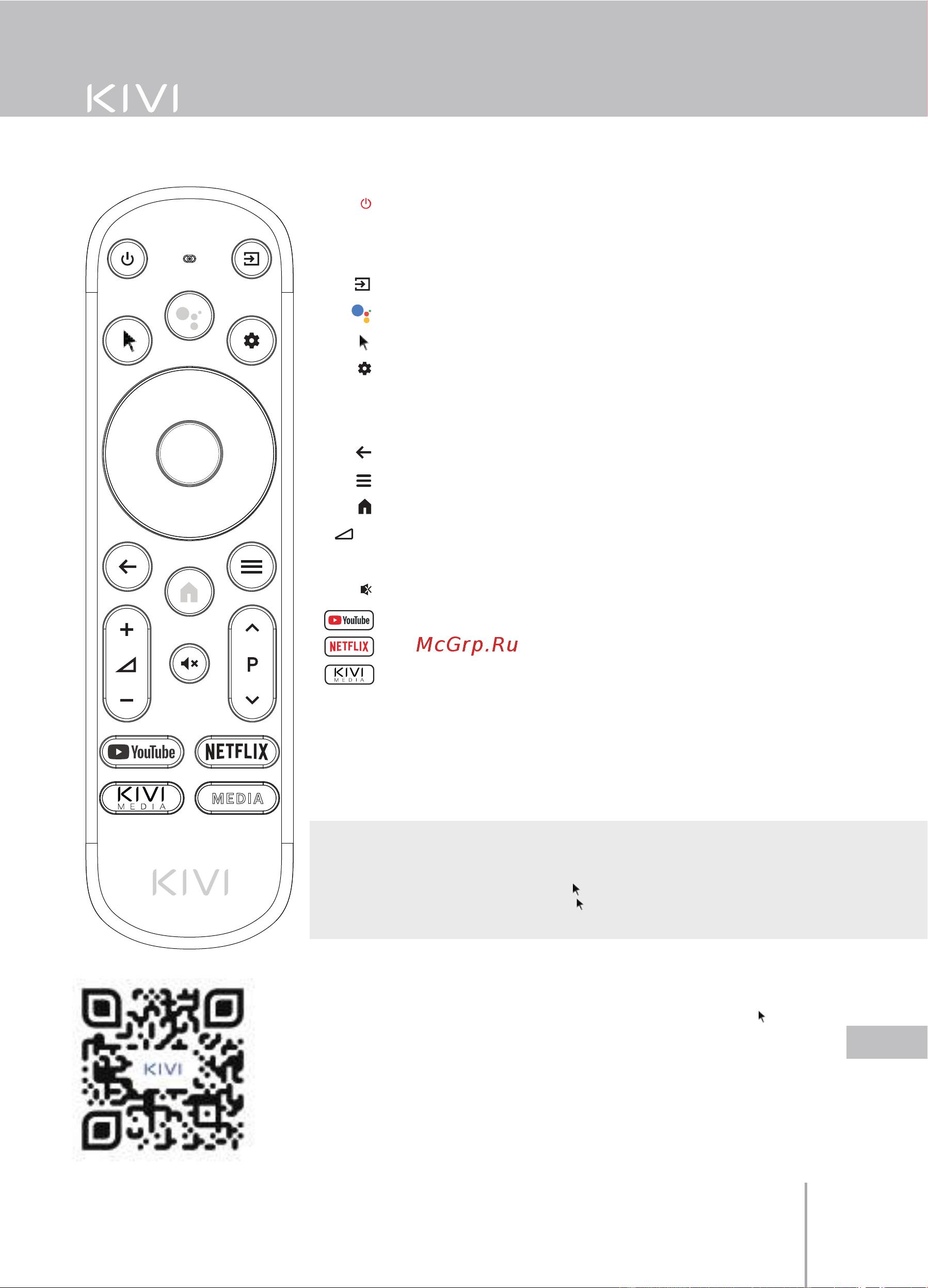 KIVI 32H740LB [93/104] Destinația tastelor