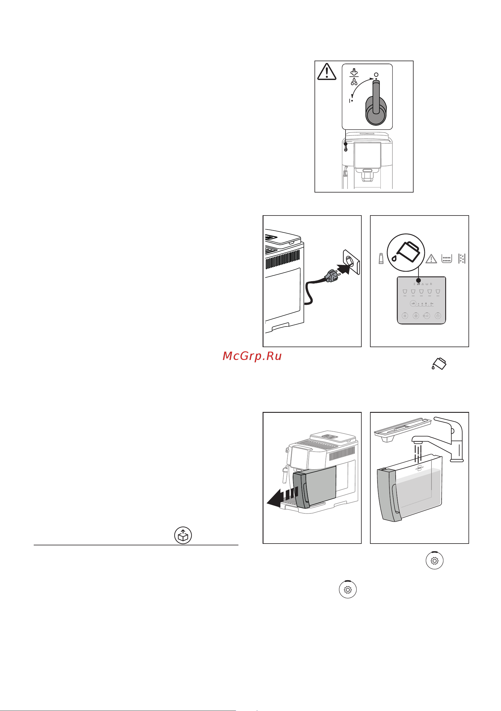 Delonghi Magnifica Start ECAM 220.22 GB [65/0] Popis ovládacího panelu b