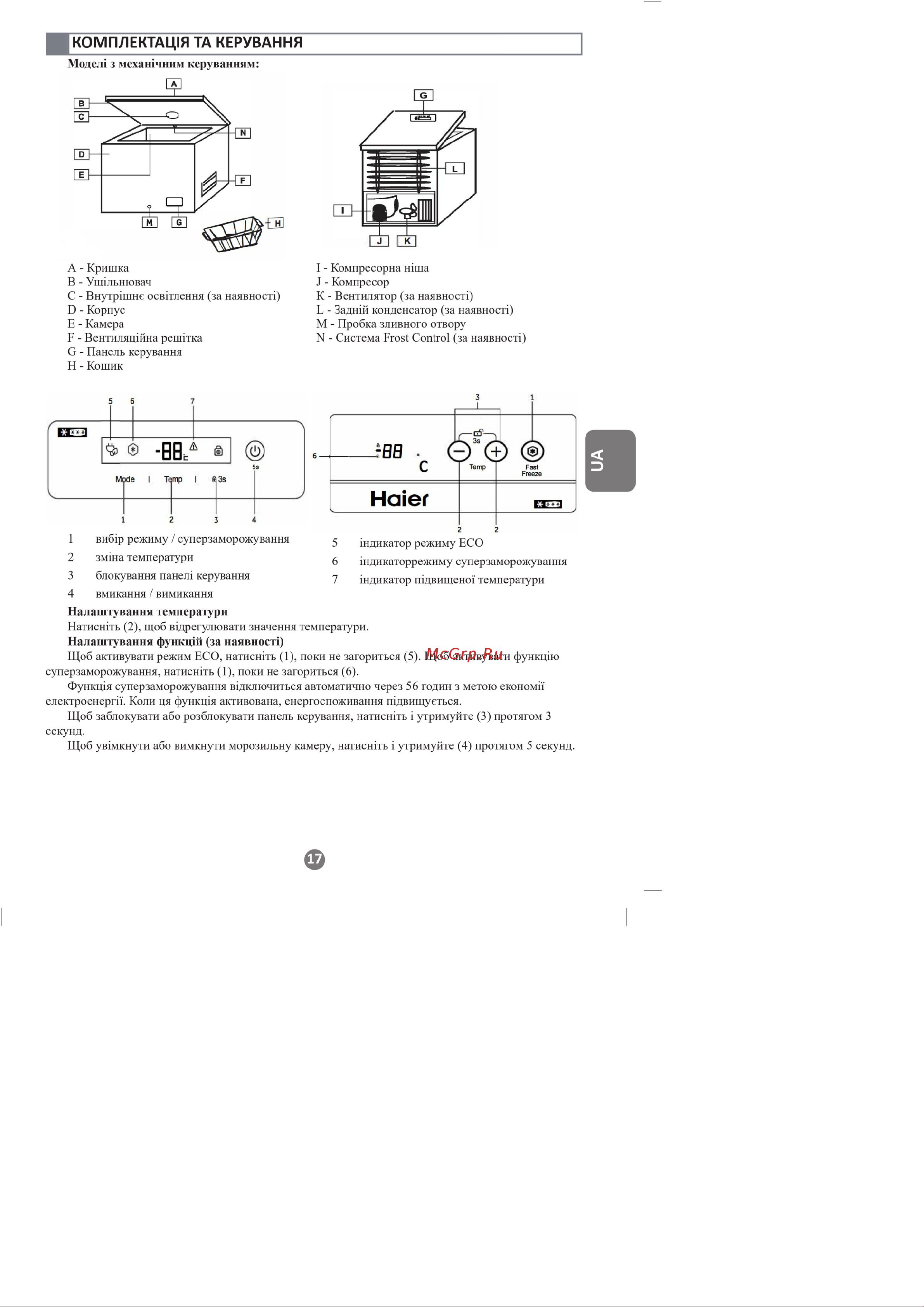Haier HCE200R Руководство по эксплуатации онлайн [17/28] 783524