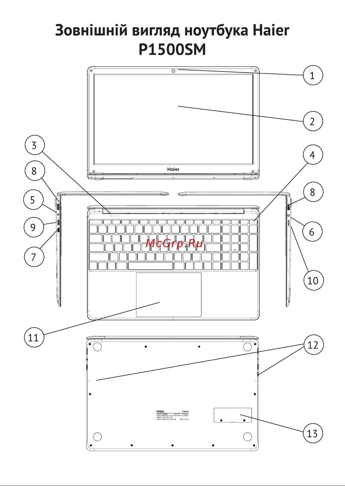 Haier P1510SD Руководство по эксплуатации онлайн [55/64] 783538