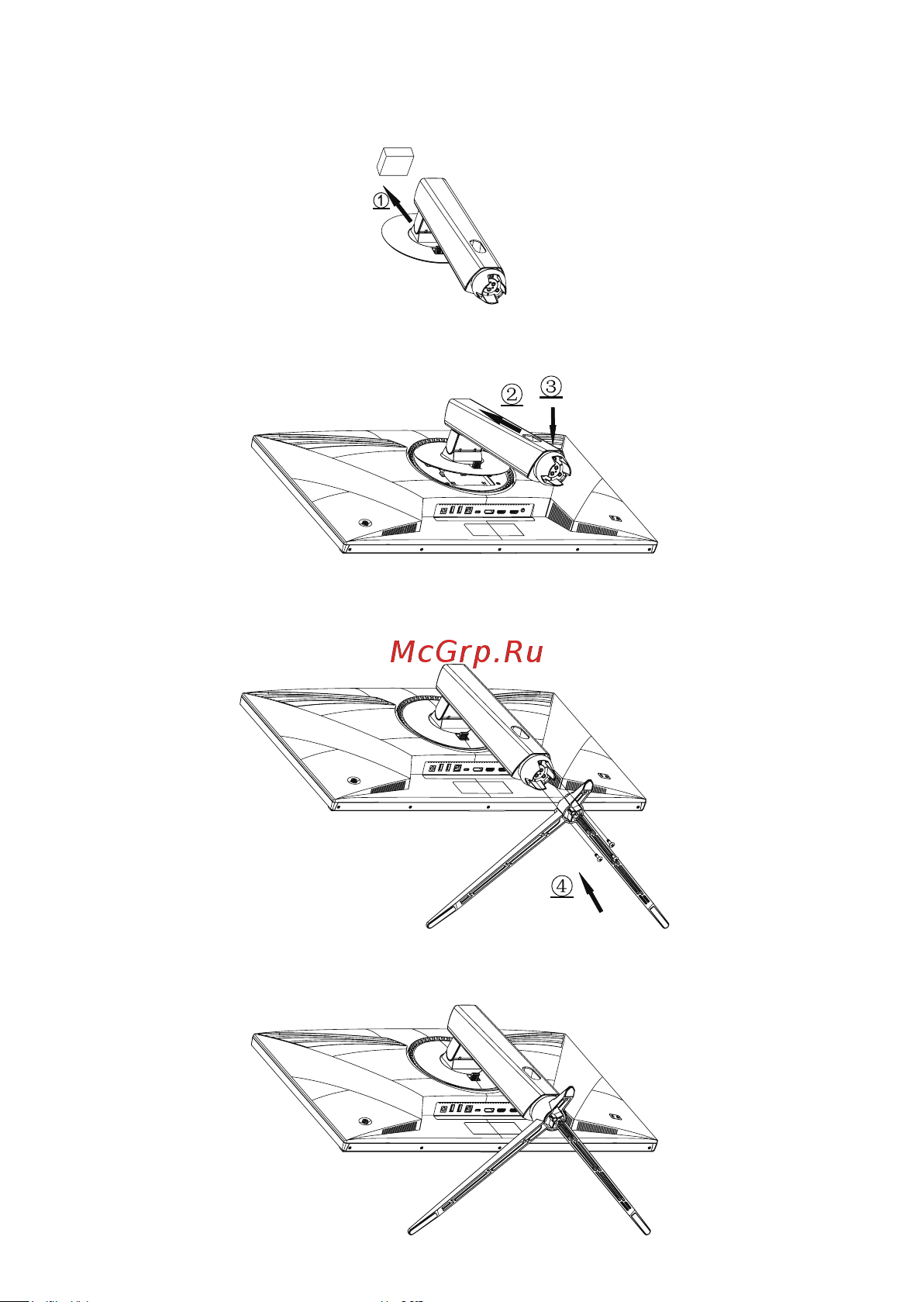 Thunderobot KQ34C144C [13/27] Монитор ku27f144m 2 сборка устройства