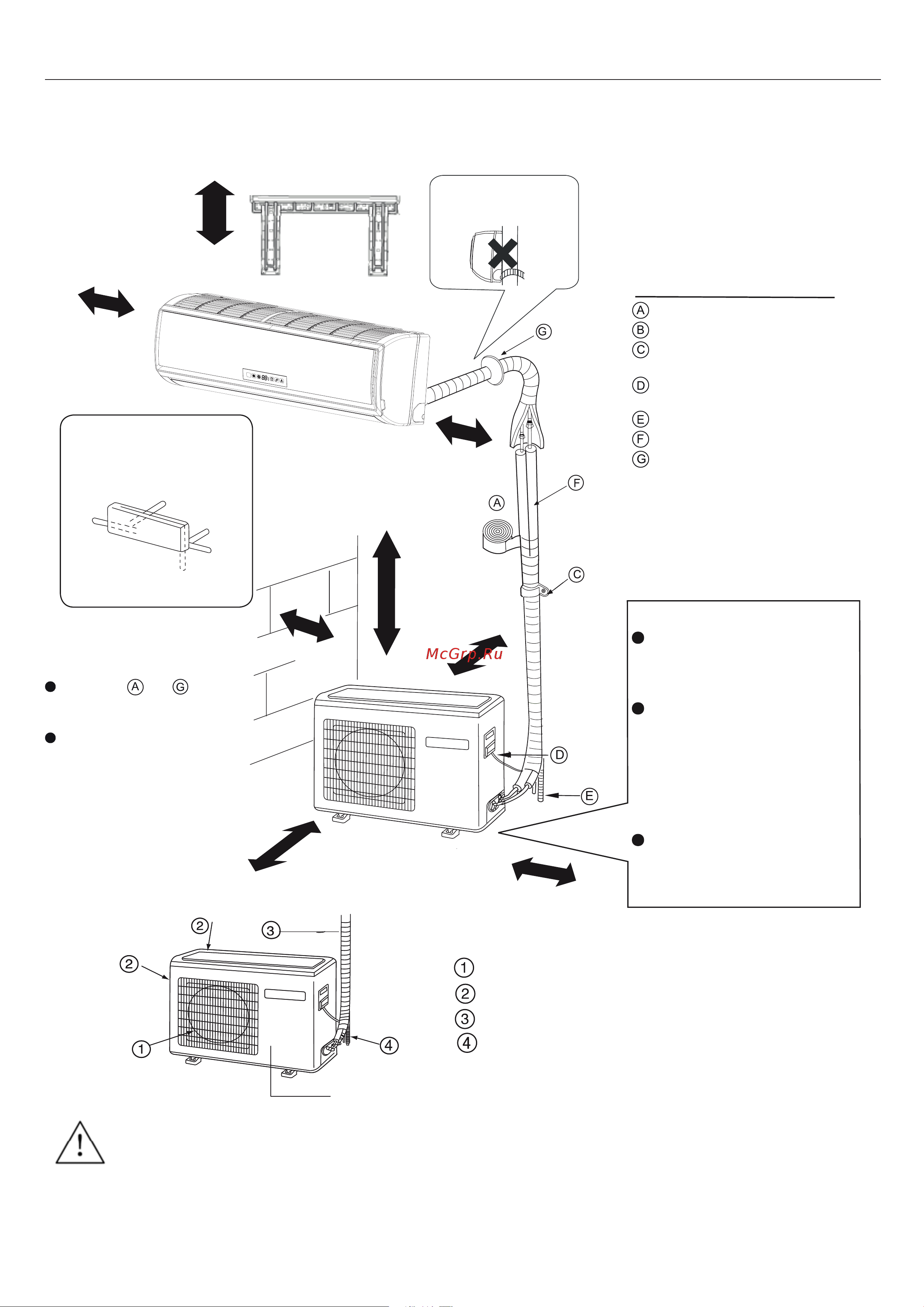 Candy ACI-09HRR103/R3 [69/86] Tashqi va ichki bloklarni ulash uchun simlar diagrammasi