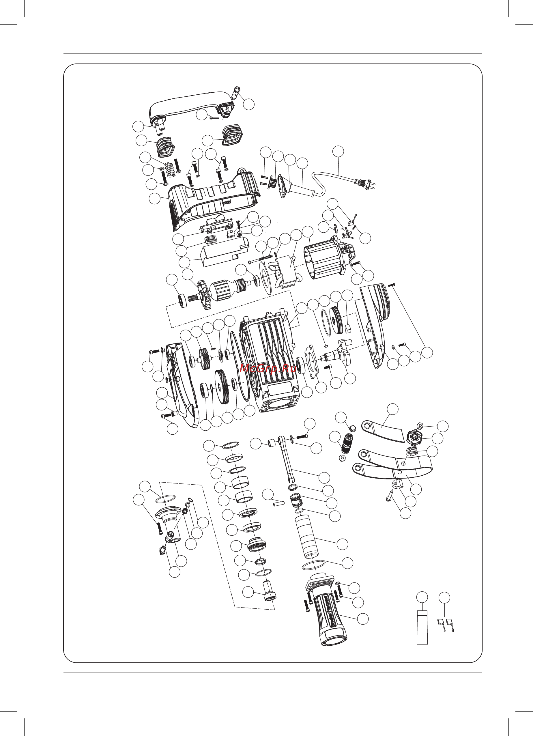 FERM CSM1042P [34/36] Exploded view