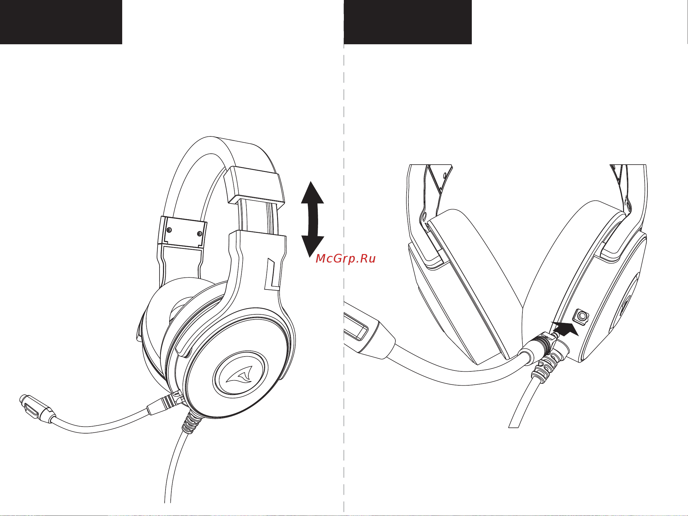 Sharkoon RUSH ER40 [3/20] Adjusting the headband
