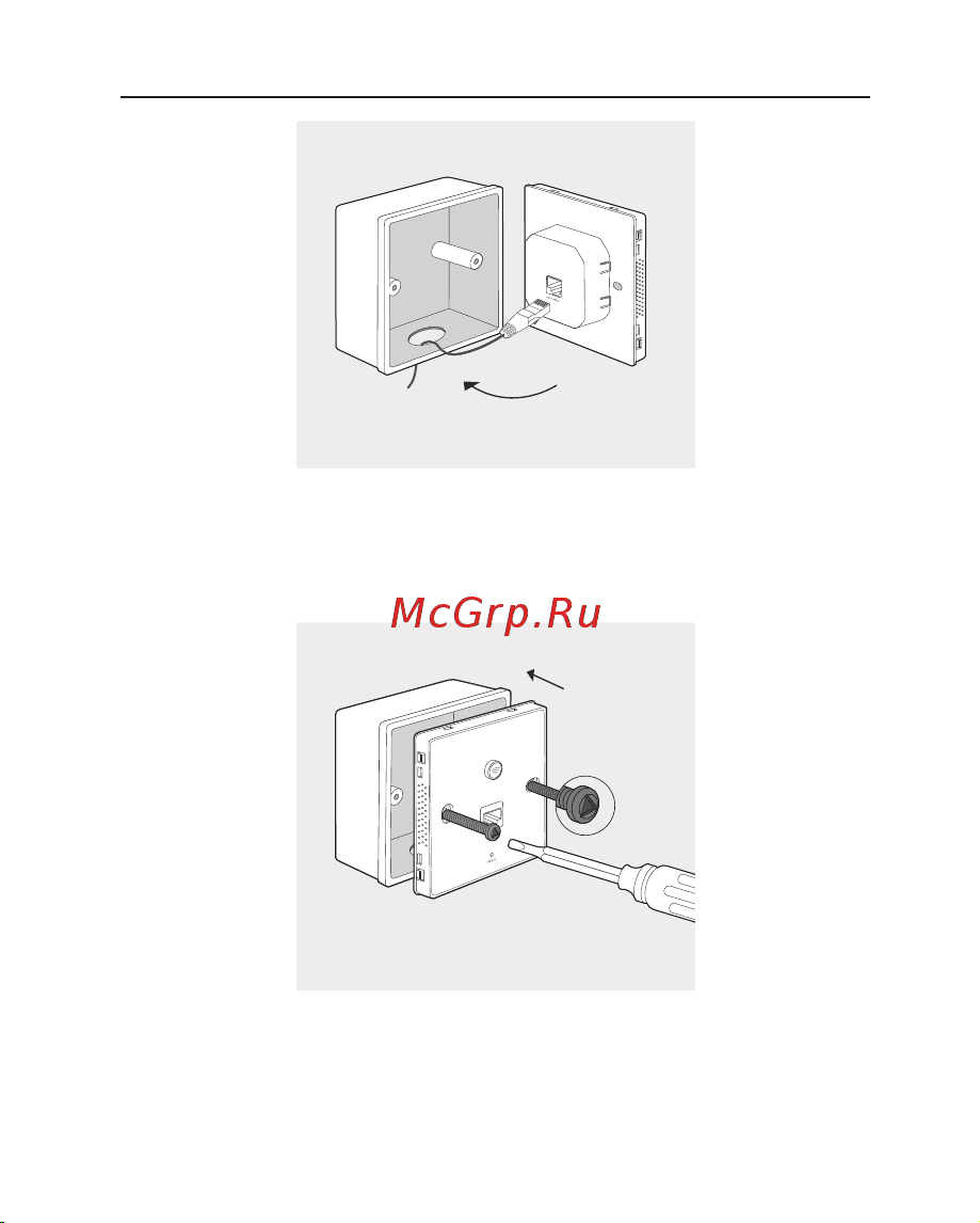 Tp-Link EAP235-Wall AC1200 10/100/1000BASE-TX белый [81/96] Sisesta kaasas olnud kruvid ja pinguta need kolmnurkse kruvikeerajaga et kinnitada kinnitusklamber