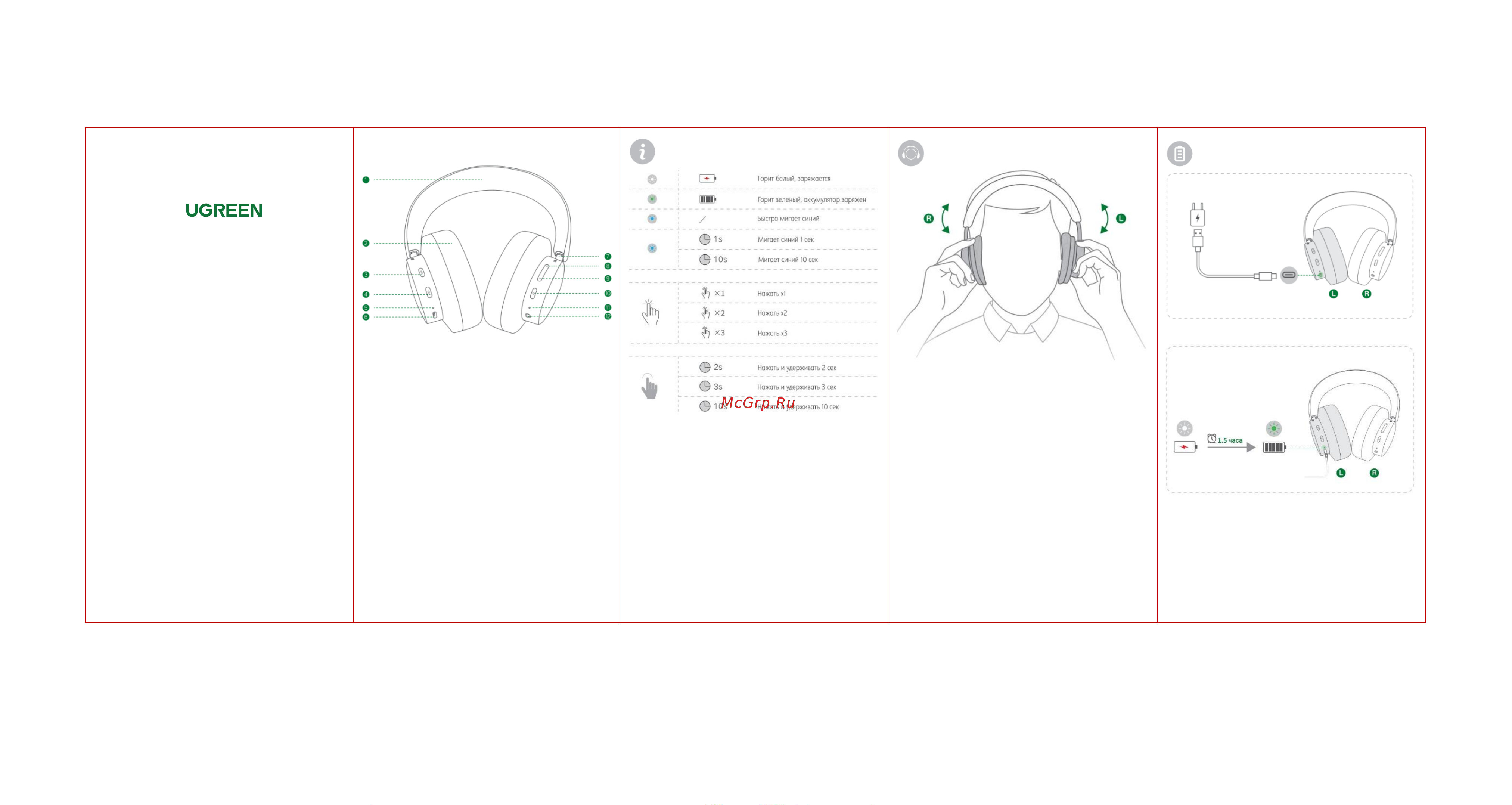 uGreen HiTune Max3 (90422) Руководство по эксплуатации онлайн